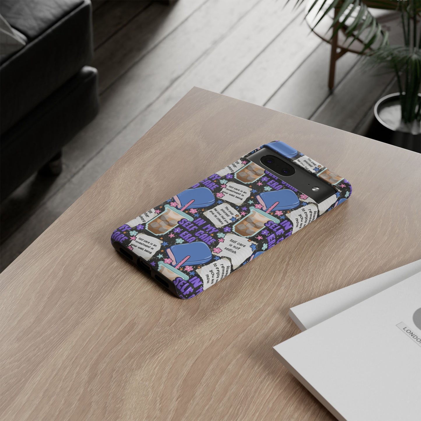 Self Care Tough Phone Case | Shockproof | Samsung Case | Google Case | Bookish