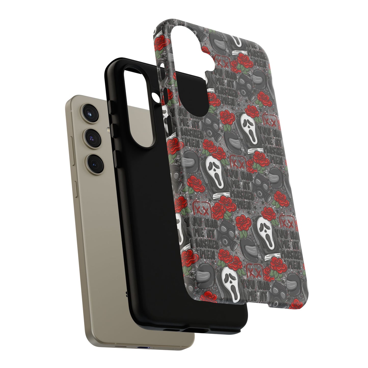 Masked Men Tough Phone Case | Shockproof | Samsung Case | Google Case | Bookish