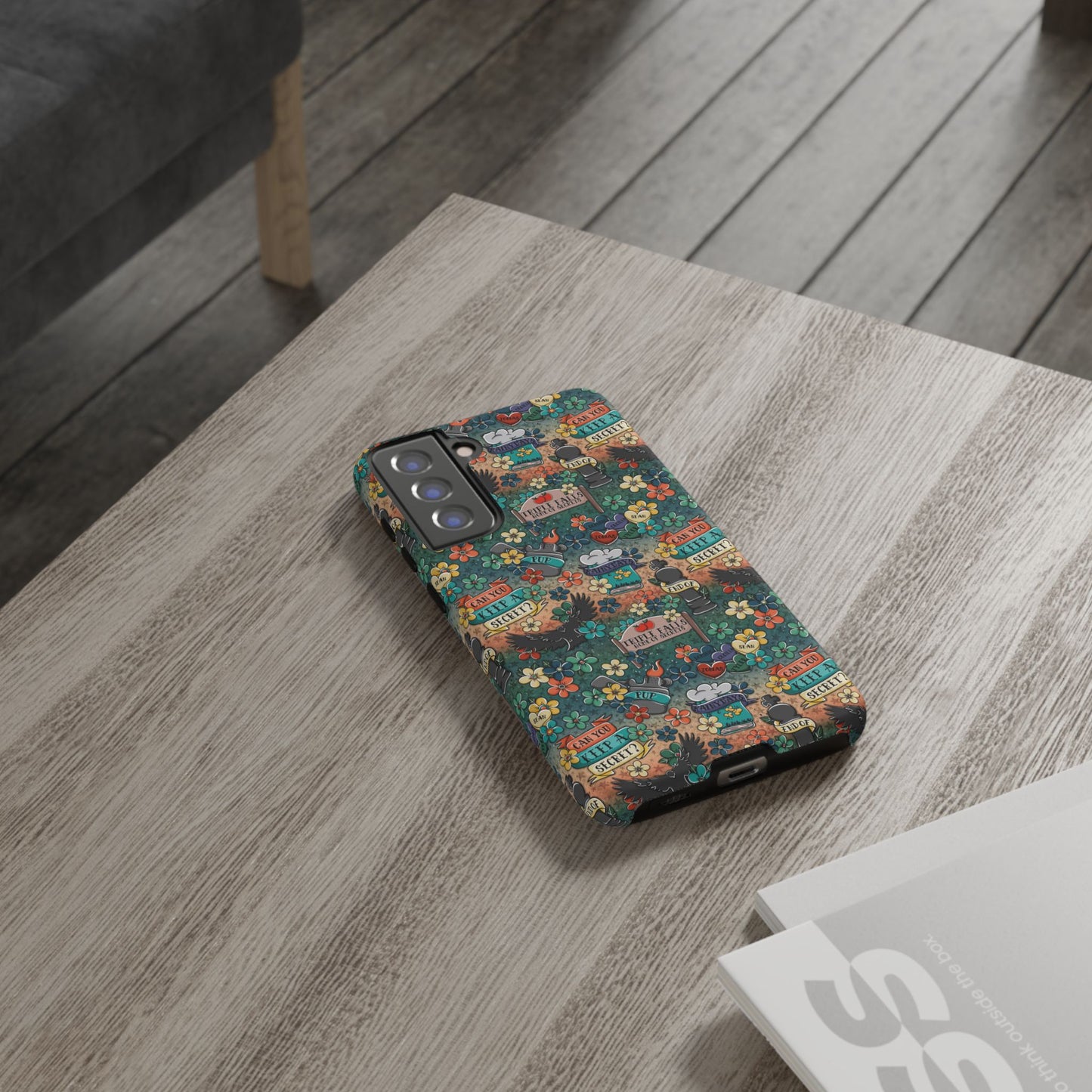 Triple Falls Tough Phone Case | Shockproof | Samsung Case | Google Case | Bookish