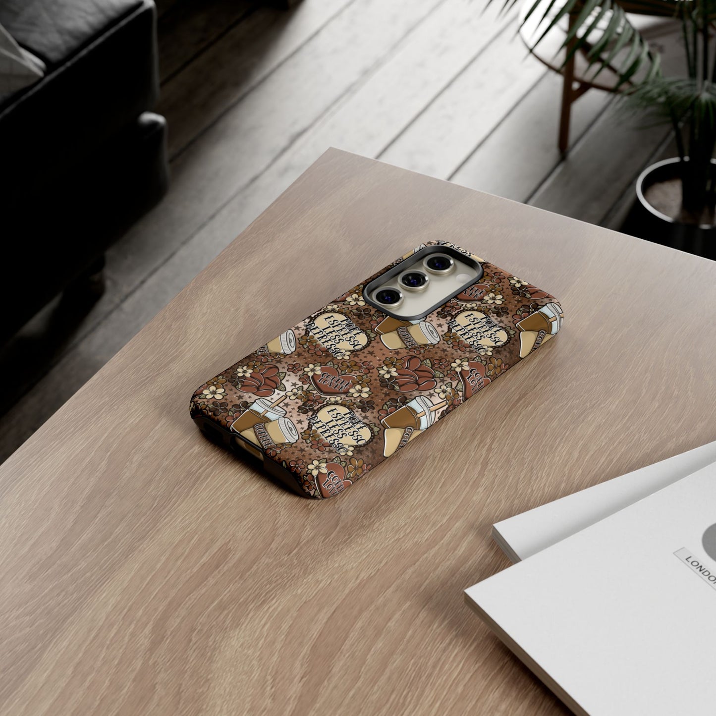 Coffee Lover Tough Phone Case | Shockproof | Samsung Case | Google Case | Iced Coffee