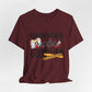 Reading Because Murder Is Frowned Upon Shirt | Graphic Tee | Bookish Merch |