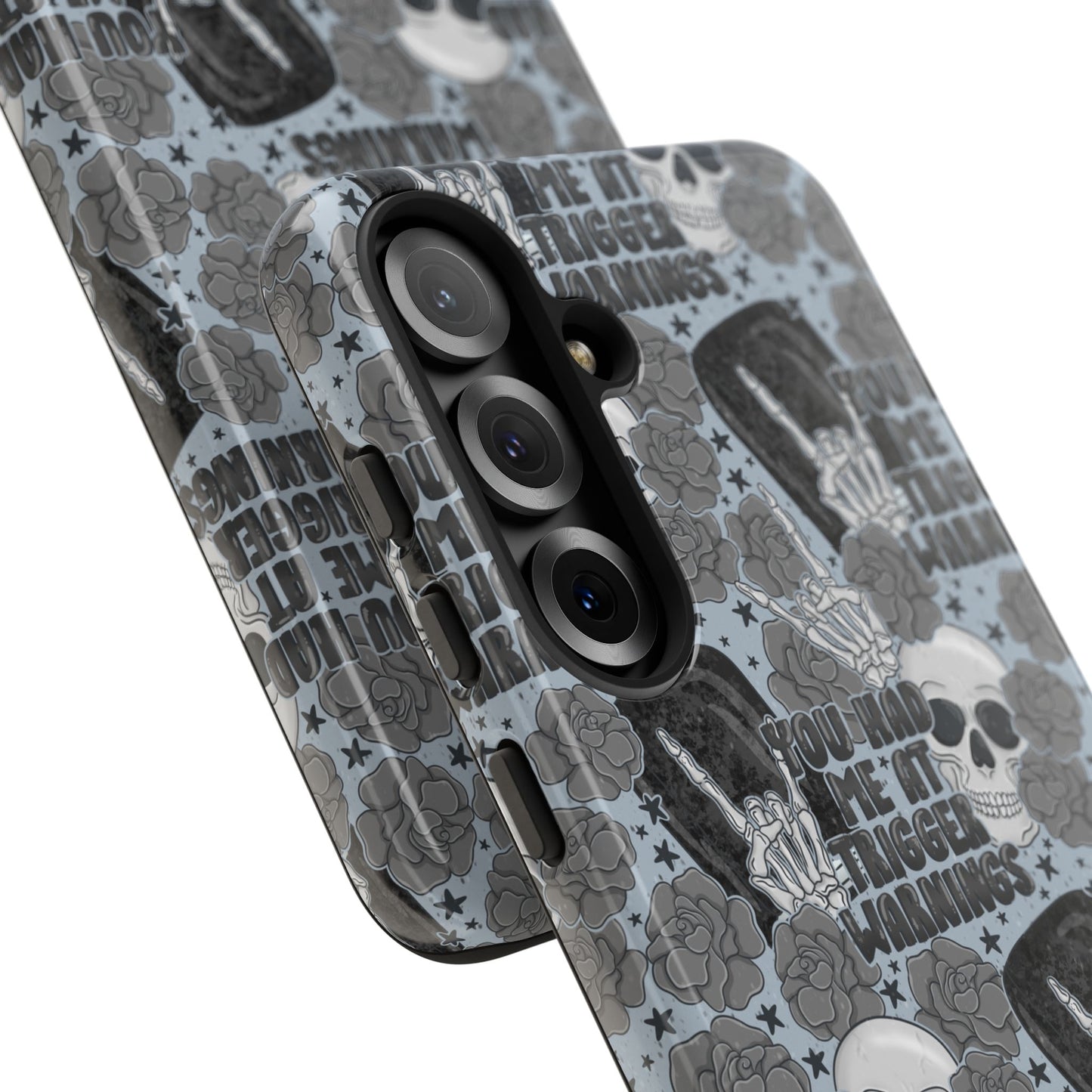 Trigger Warning Tough Phone Case | Shockproof | Samsung Case | Google Case | Bookish