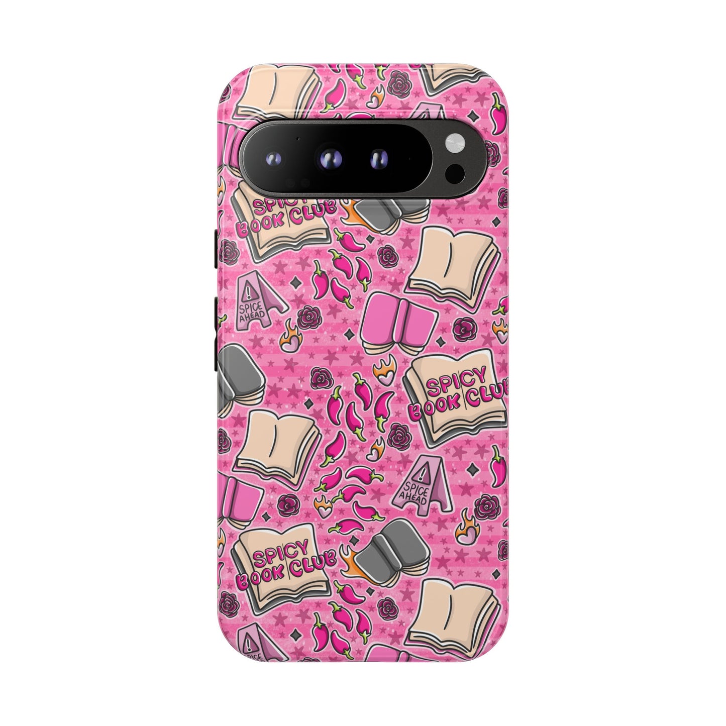 Spicy Book Club Tough Phone Case | Shockproof | Samsung Case | Google Case | Bookish