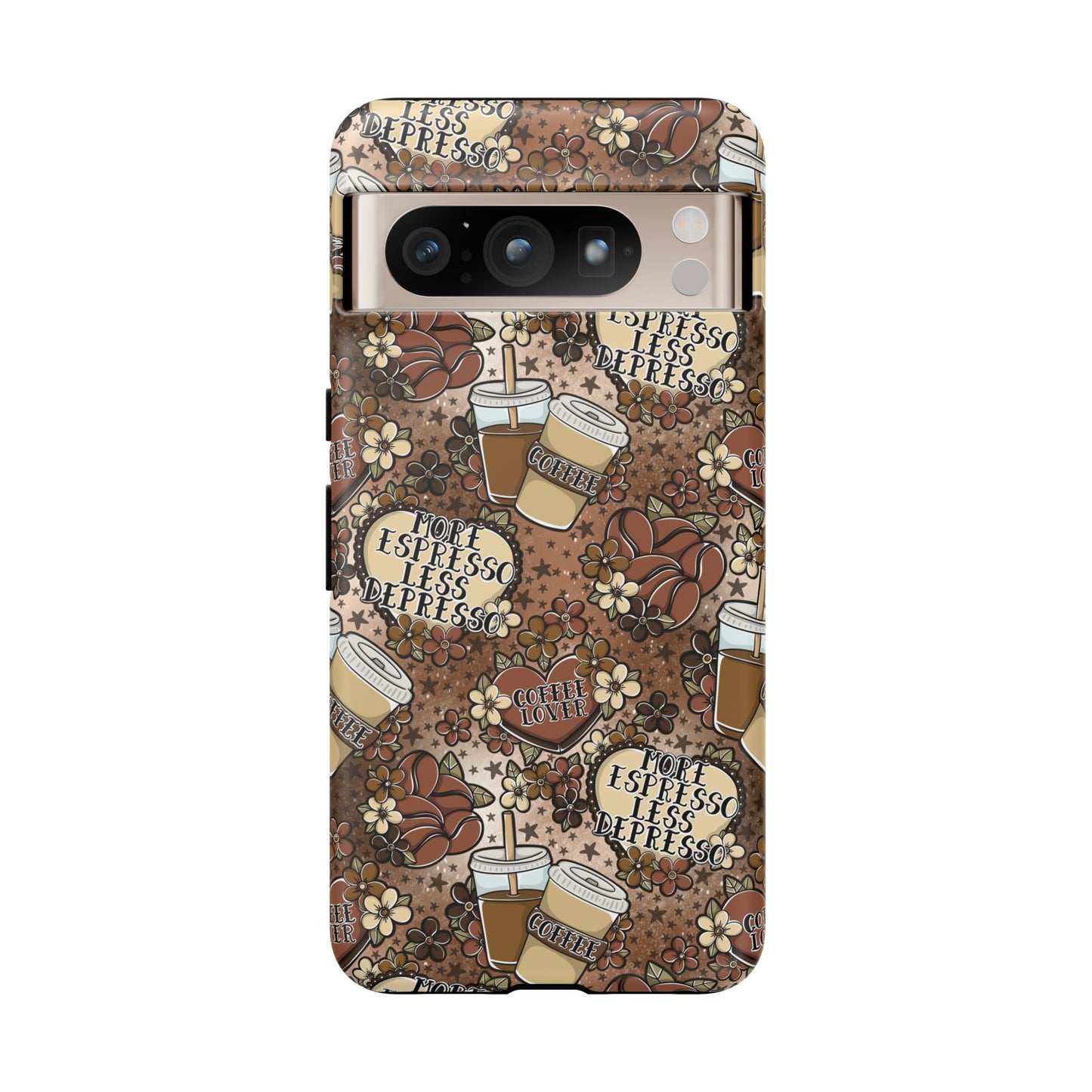 Coffee Lover Tough Phone Case | Shockproof | Samsung Case | Google Case | Iced Coffee
