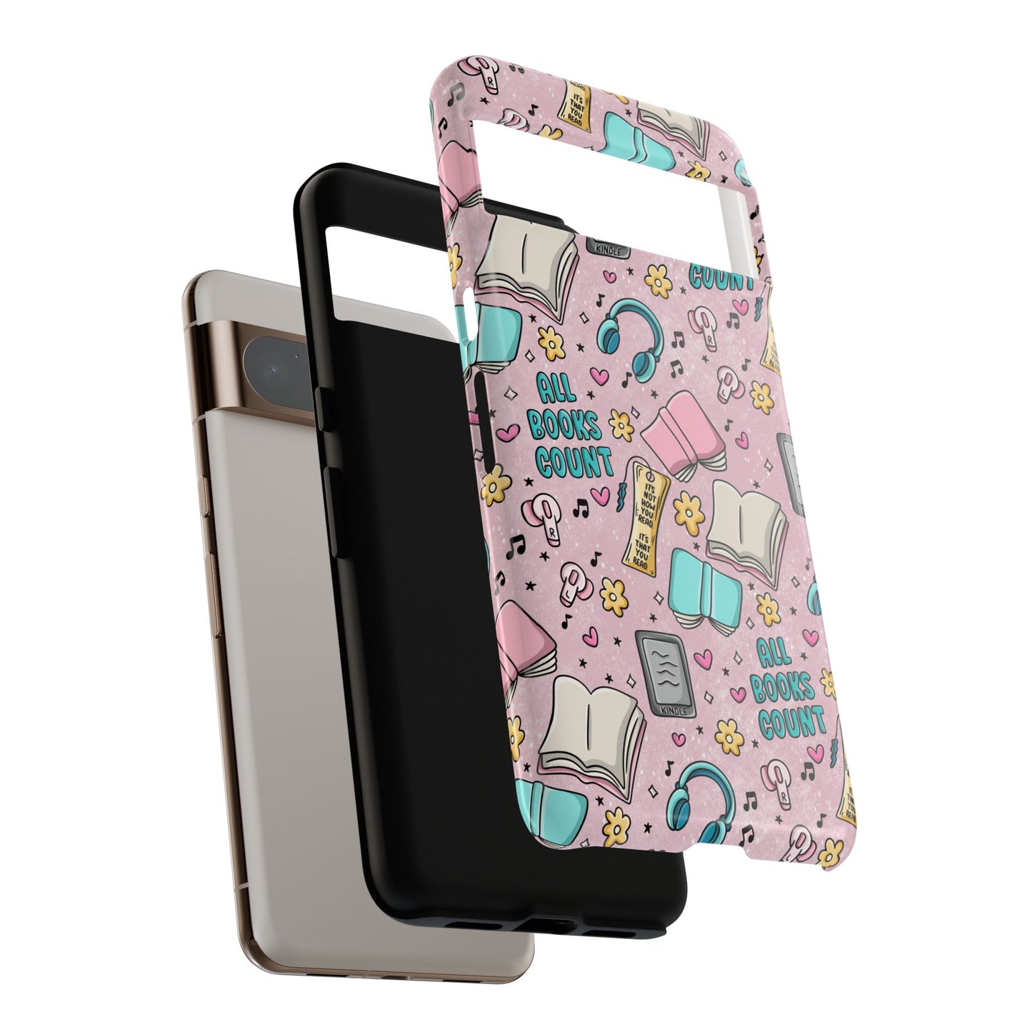 All Books Count Tough Phone Case | Shockproof | Samsung Case | Google Case | Bookish