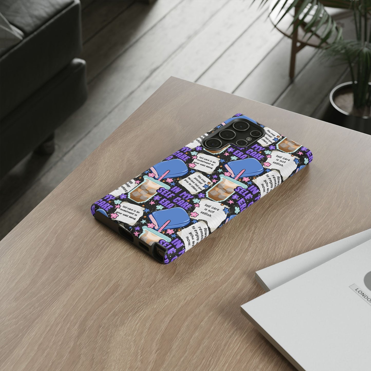 Self Care Tough Phone Case | Shockproof | Samsung Case | Google Case | Bookish