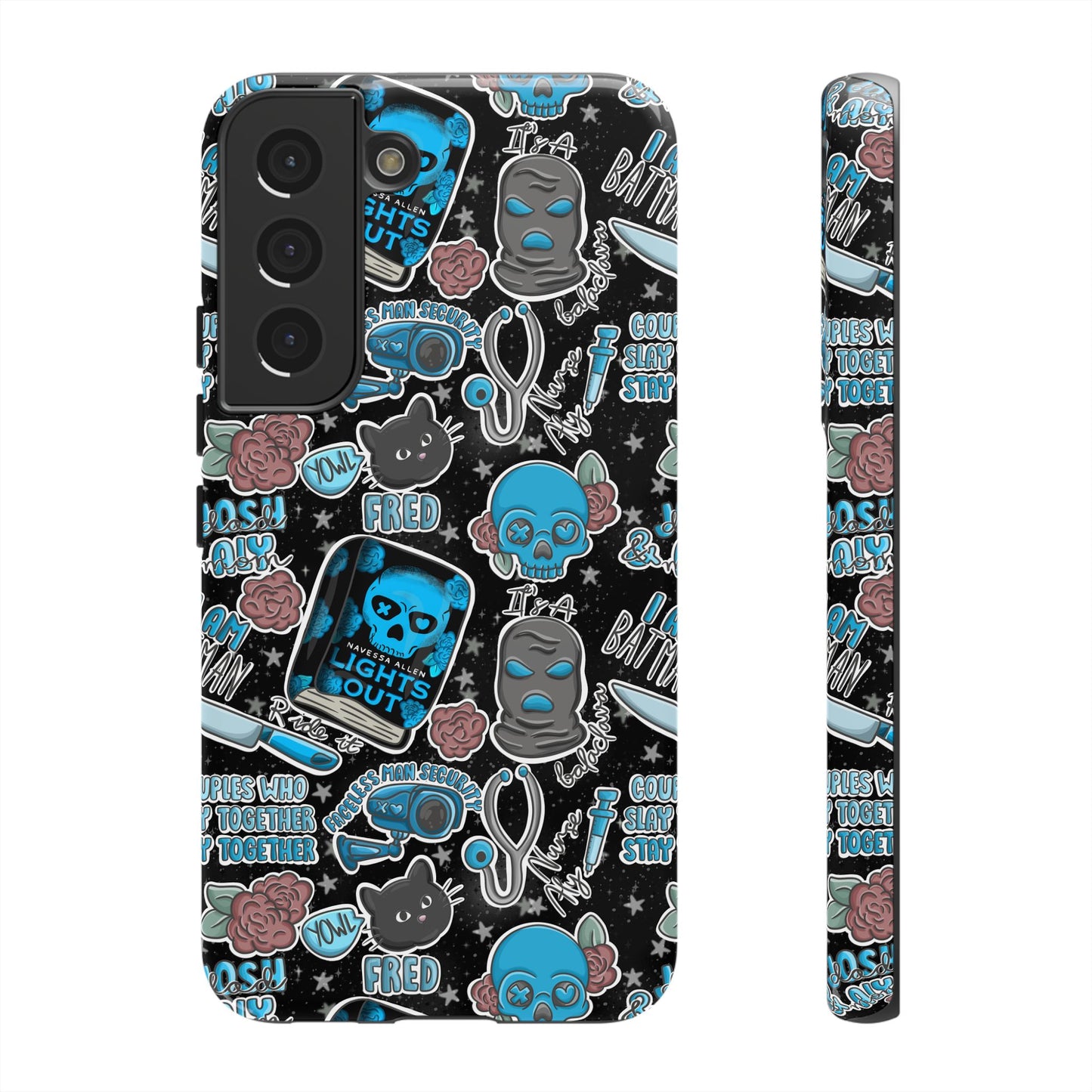Lights Out Tough Phone Case | Shockproof | Samsung Case | Google Case | Bookish