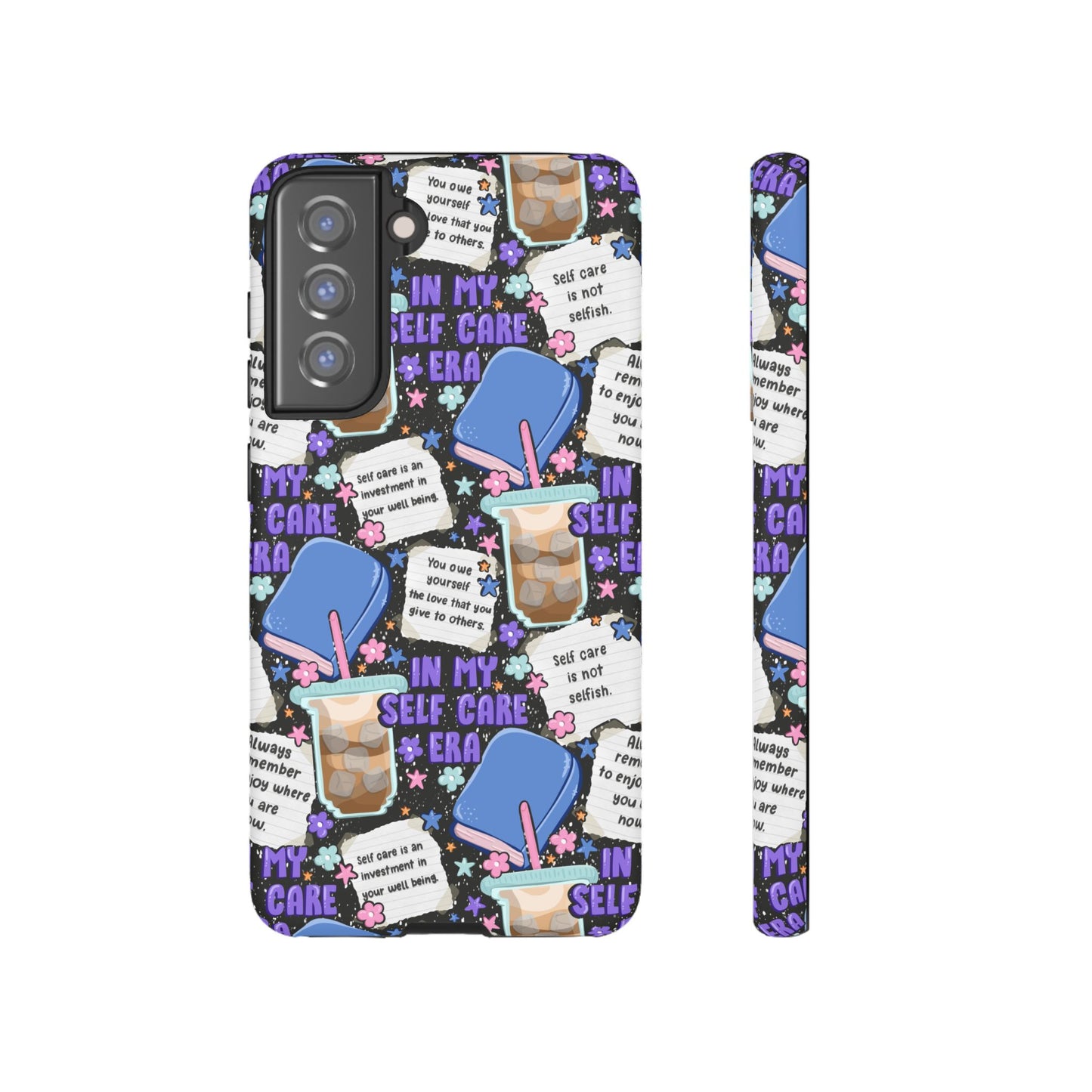 Self Care Tough Phone Case | Shockproof | Samsung Case | Google Case | Bookish