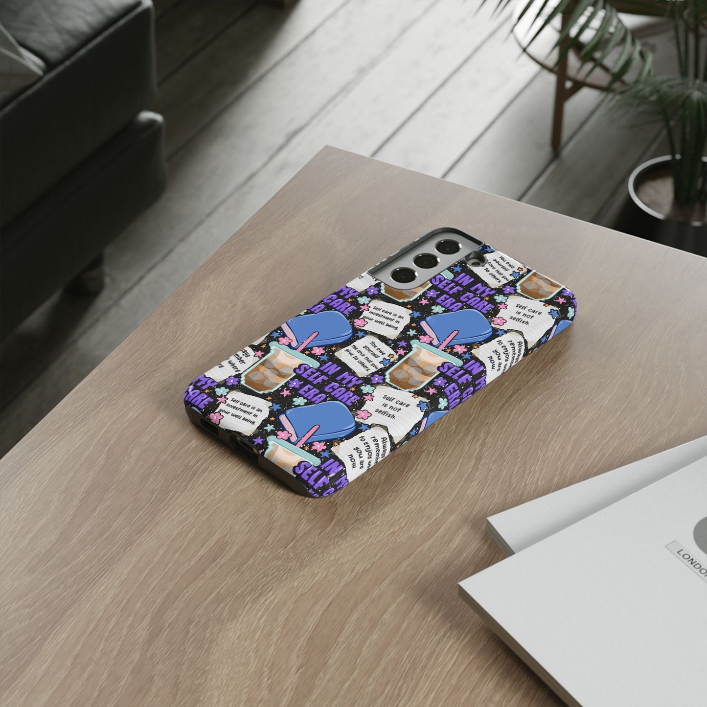 Self Care Tough Phone Case | Shockproof | Samsung Case | Google Case | Bookish