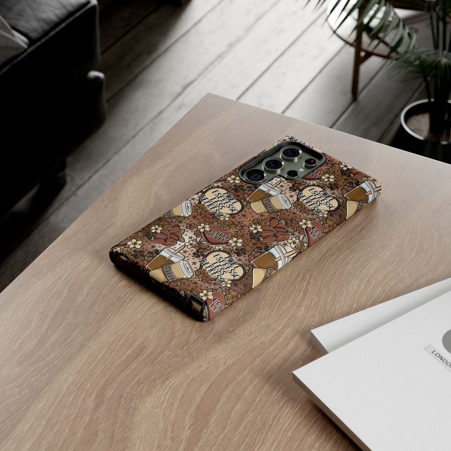 Coffee Lover Tough Phone Case | Shockproof | Samsung Case | Google Case | Iced Coffee