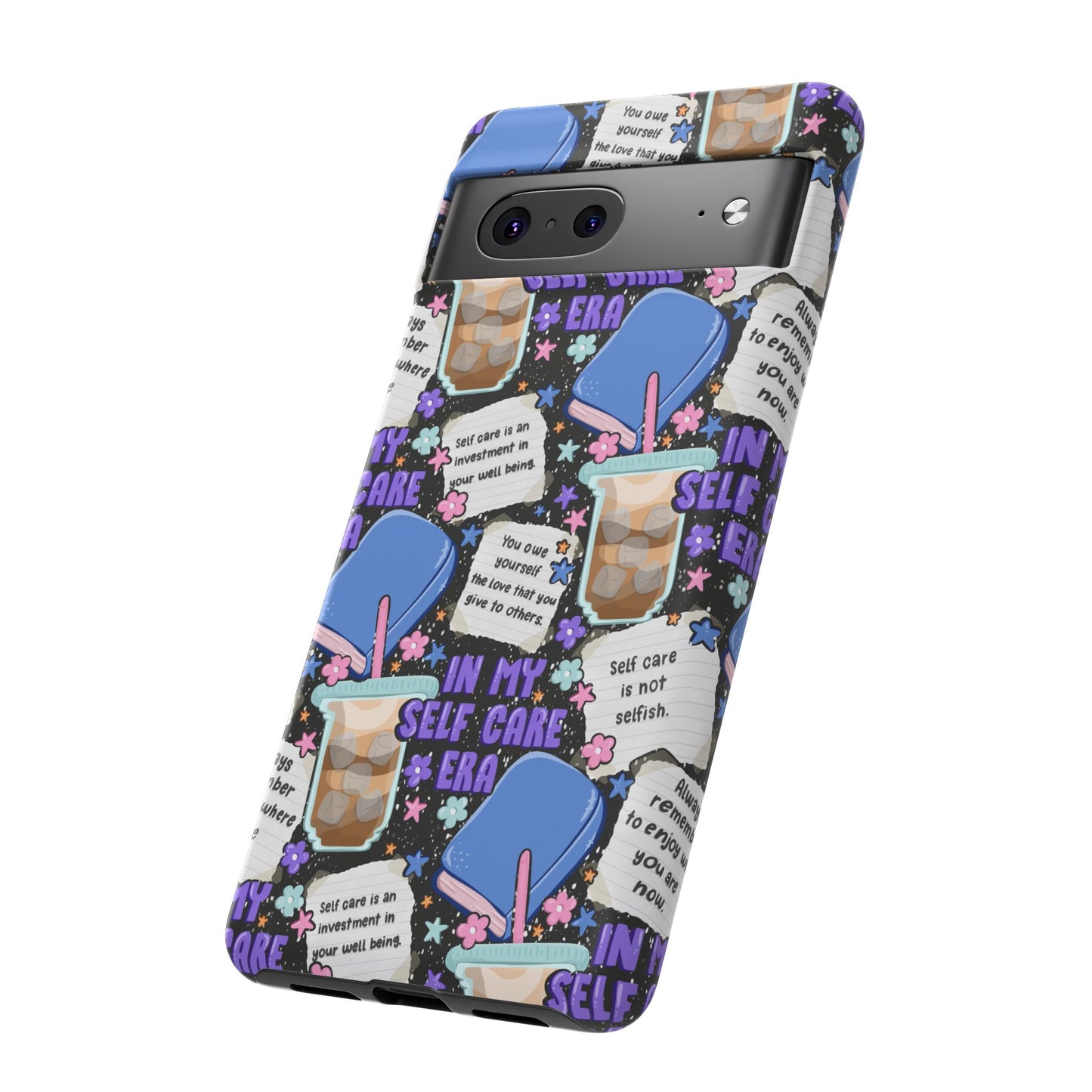 Self Care Tough Phone Case | Shockproof | Samsung Case | Google Case | Bookish