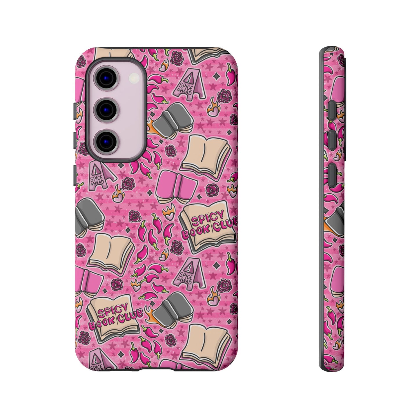Spicy Book Club Tough Phone Case | Shockproof | Samsung Case | Google Case | Bookish