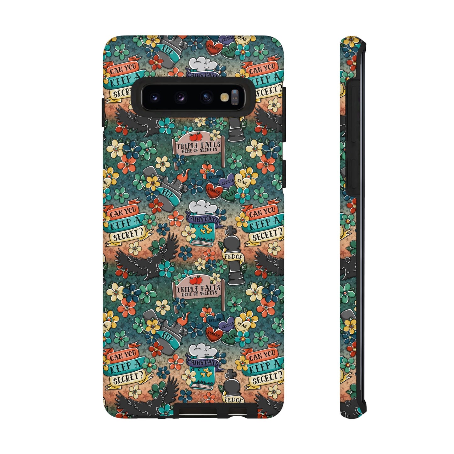 Triple Falls Tough Phone Case | Shockproof | Samsung Case | Google Case | Bookish