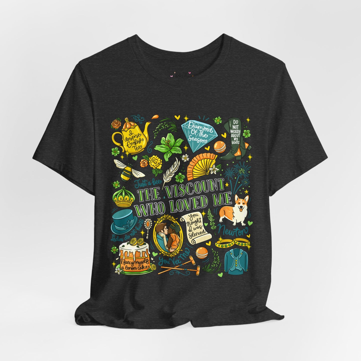 The Viscount Who Loved Me T-Shirt | Graphic Tee | Bookish Merch |