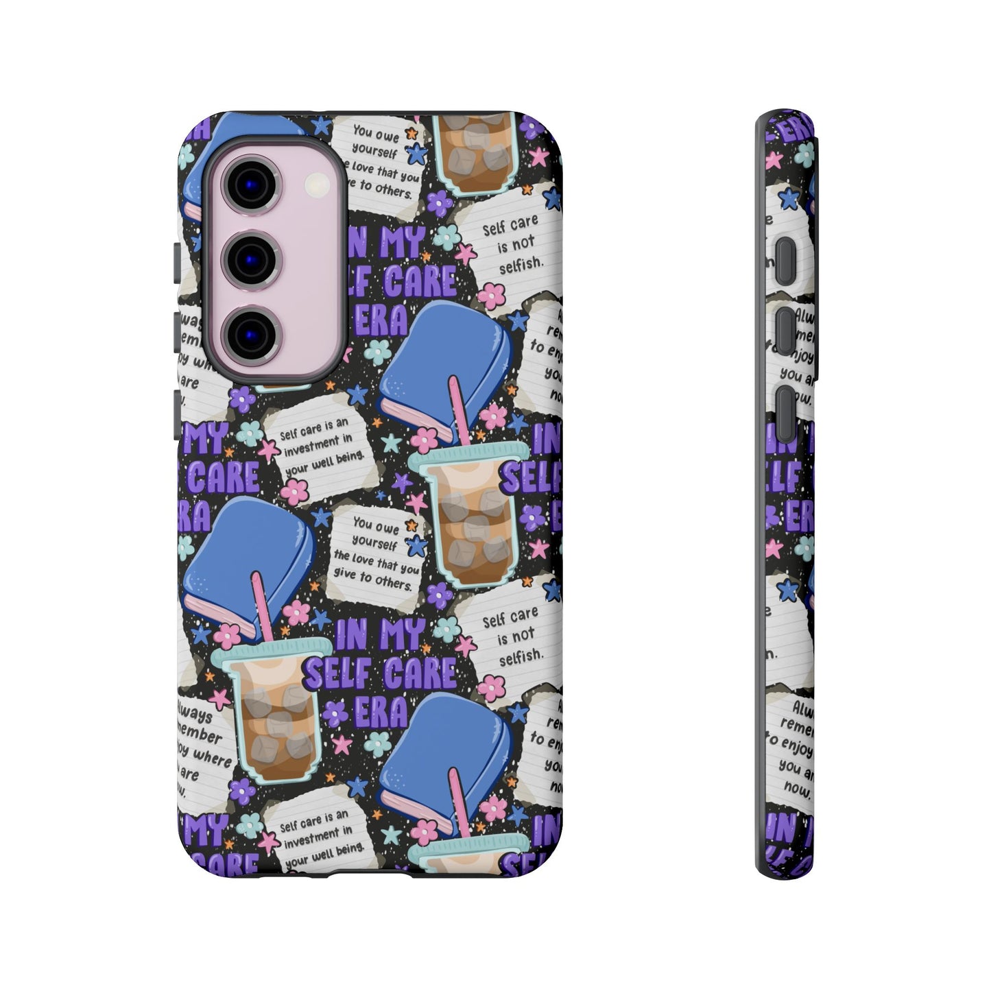 Self Care Tough Phone Case | Shockproof | Samsung Case | Google Case | Bookish