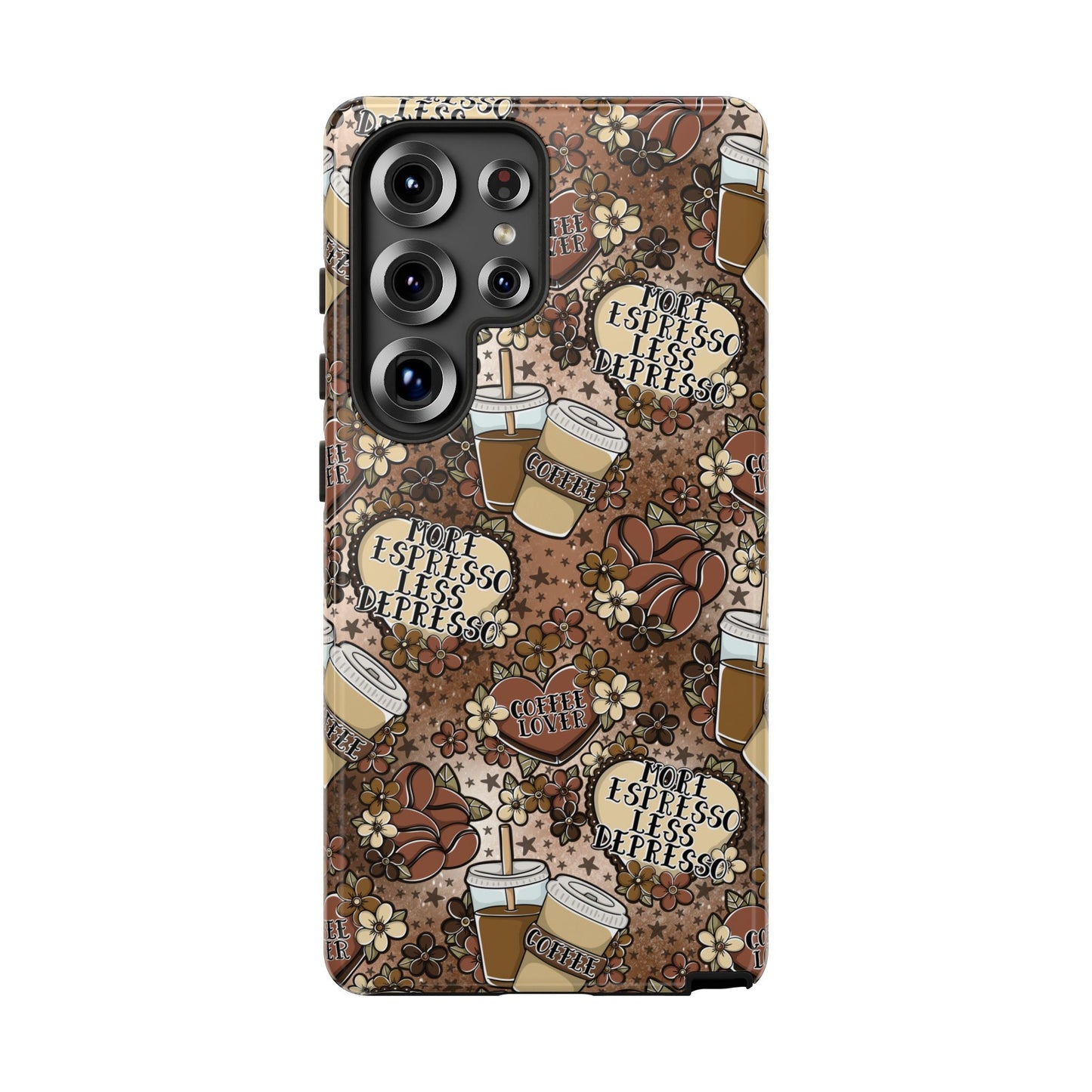 Coffee Lover Tough Phone Case | Shockproof | Samsung Case | Google Case | Iced Coffee
