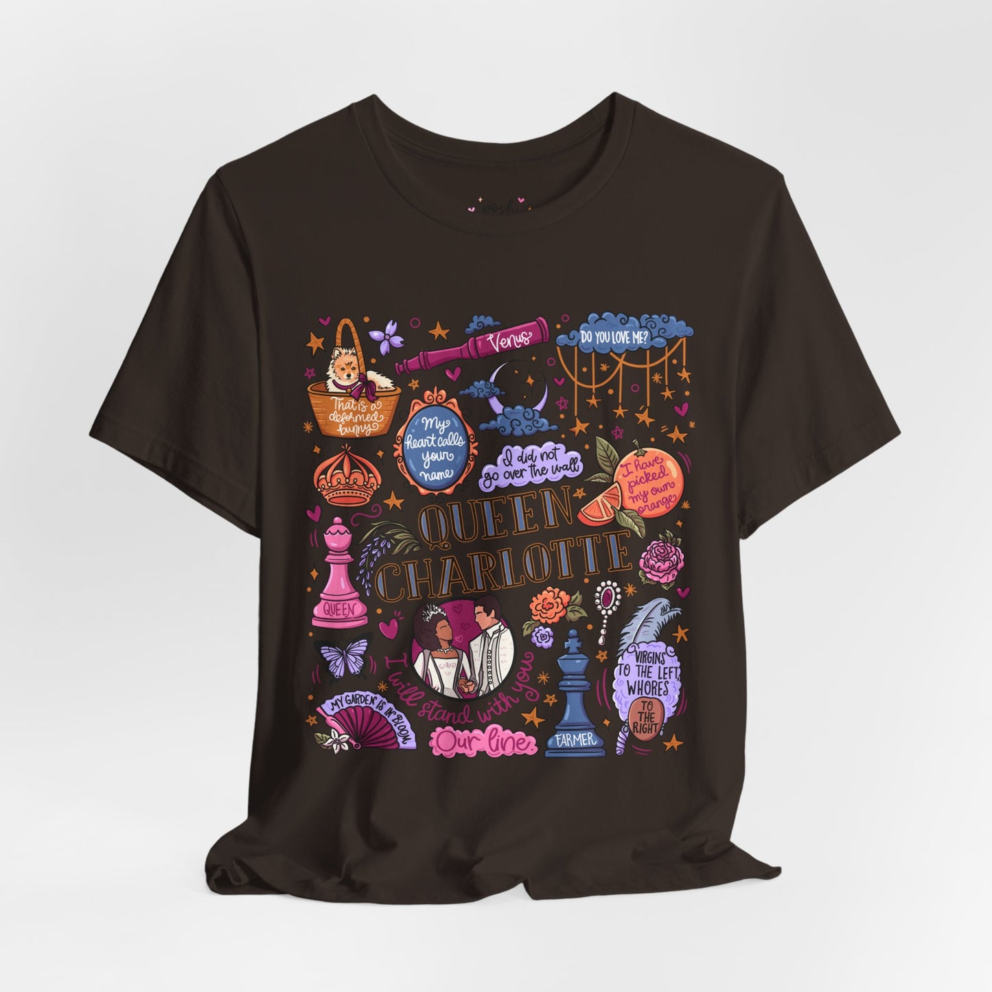 Queen Charlotte T-Shirt | Graphic Tee | Bookish Merch |