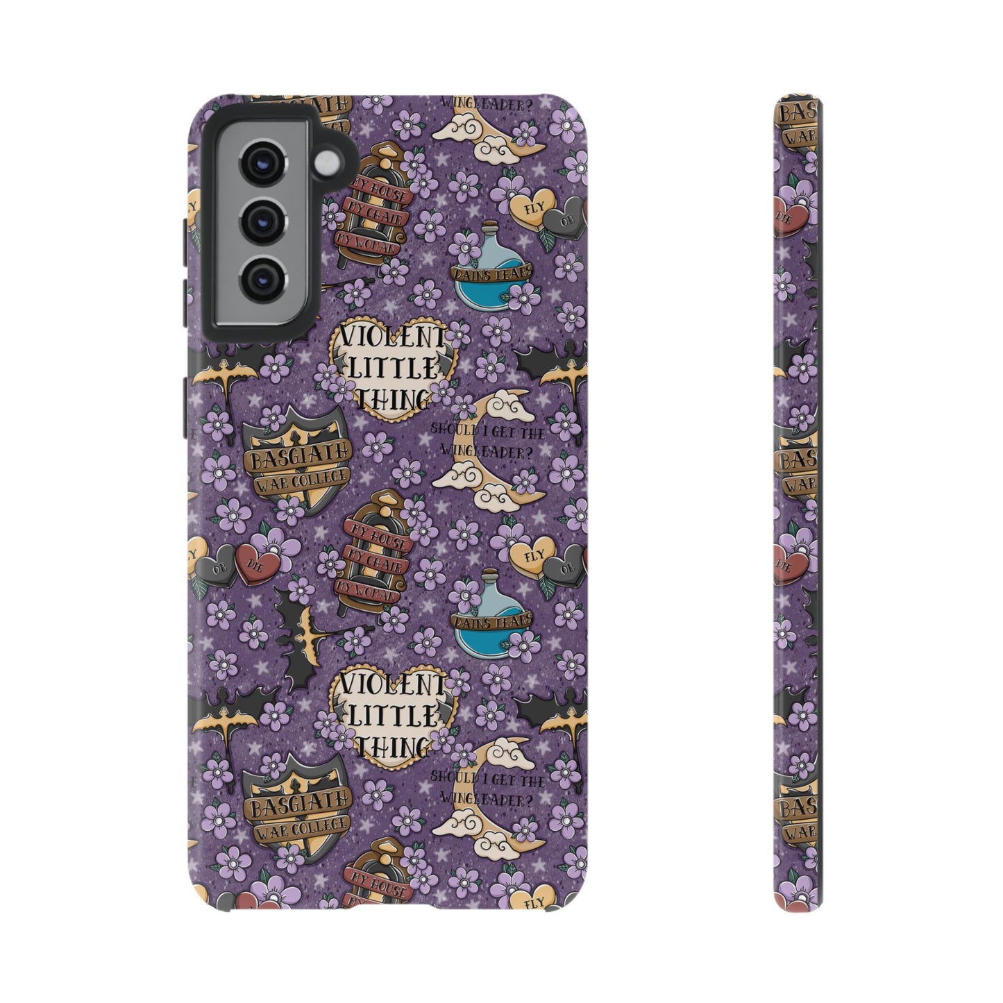 Violent Little Thing Tough Phone Case | Shockproof | Samsung Case | Google Case | Bookish