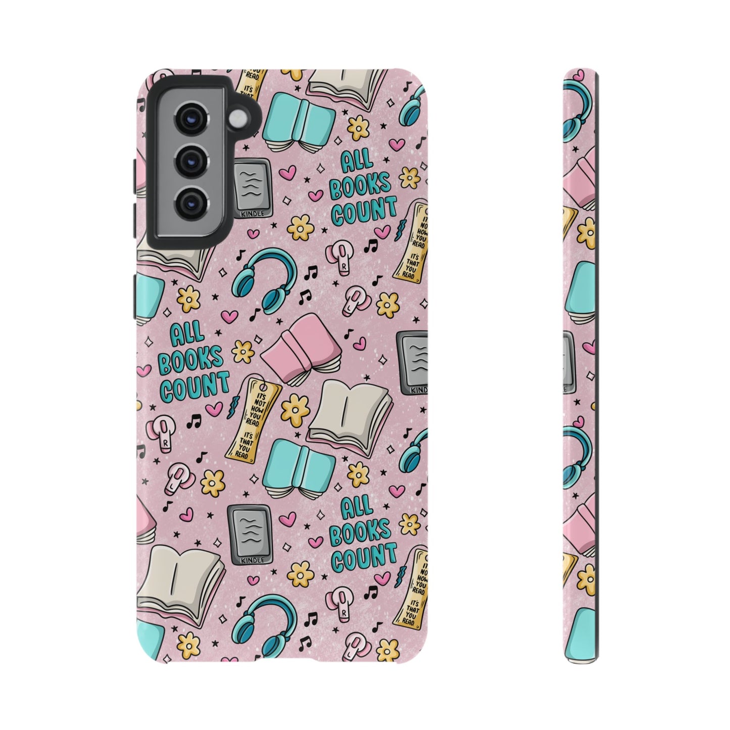 All Books Count Tough Phone Case | Shockproof | Samsung Case | Google Case | Bookish