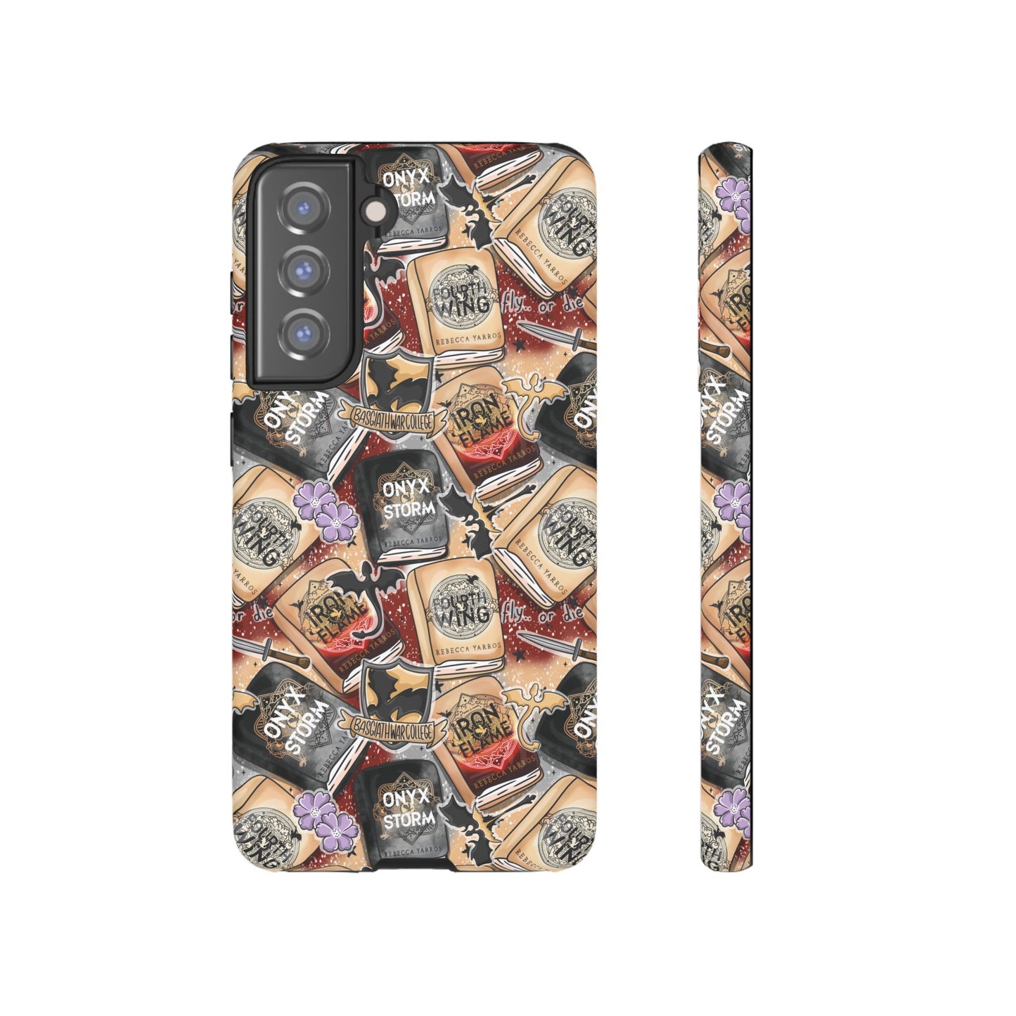 Fourth Wing Tough Phone Case | Shockproof | Samsung Case | Google Case | Bookish