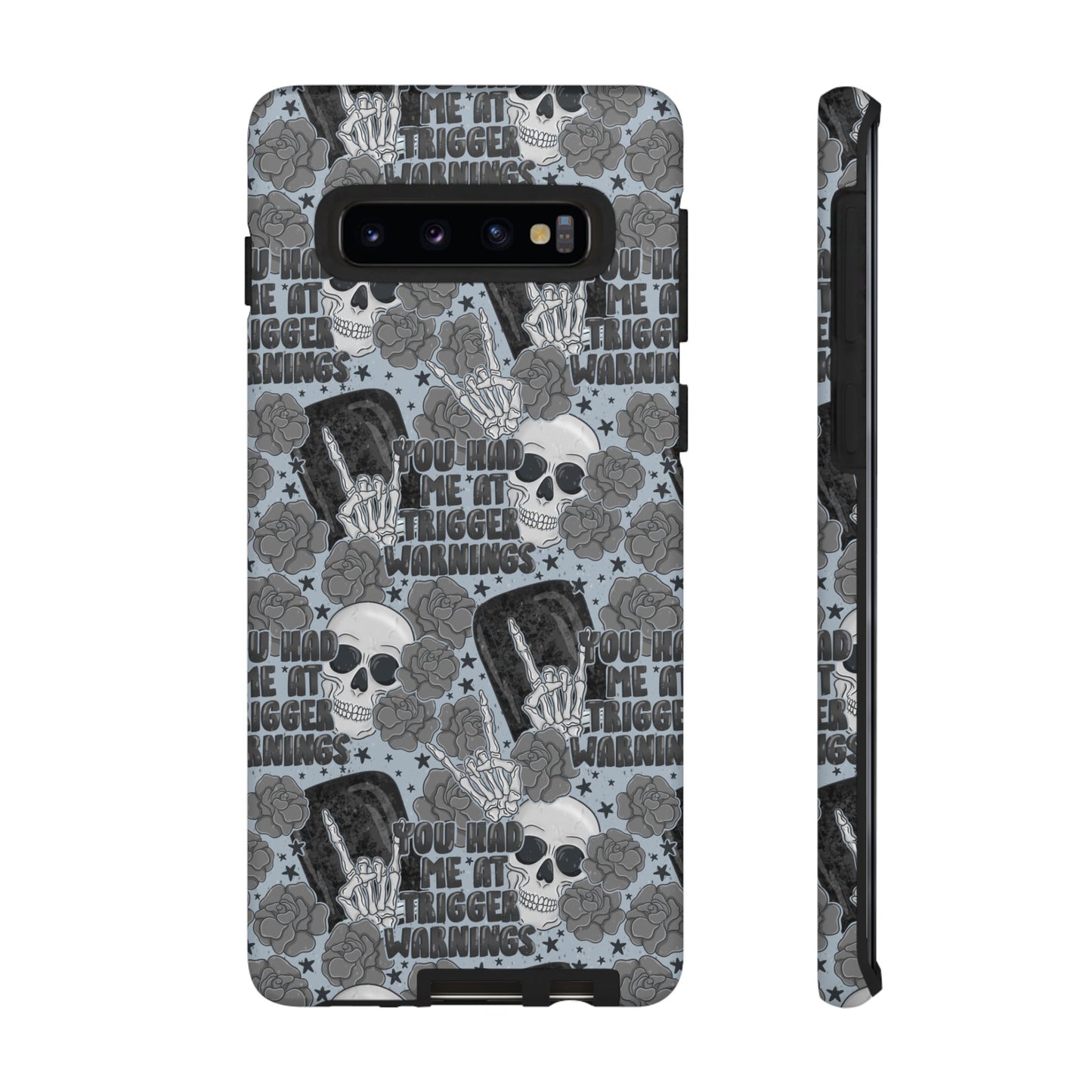 Trigger Warning Tough Phone Case | Shockproof | Samsung Case | Google Case | Bookish