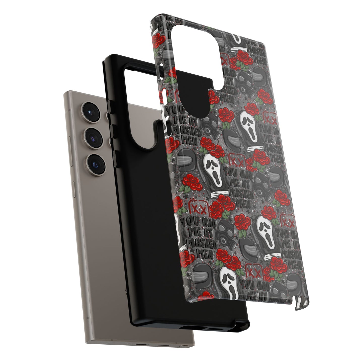 Masked Men Tough Phone Case | Shockproof | Samsung Case | Google Case | Bookish
