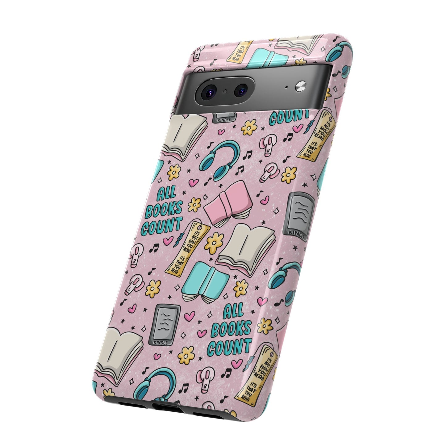 All Books Count Tough Phone Case | Shockproof | Samsung Case | Google Case | Bookish