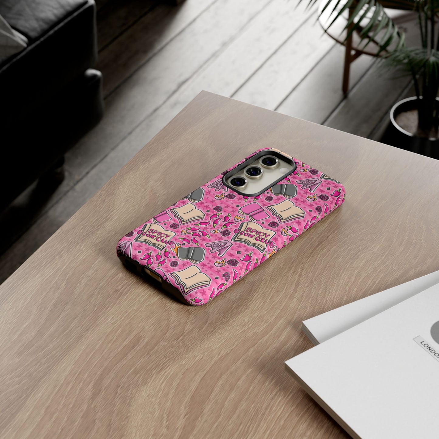 Spicy Book Club Tough Phone Case | Shockproof | Samsung Case | Google Case | Bookish