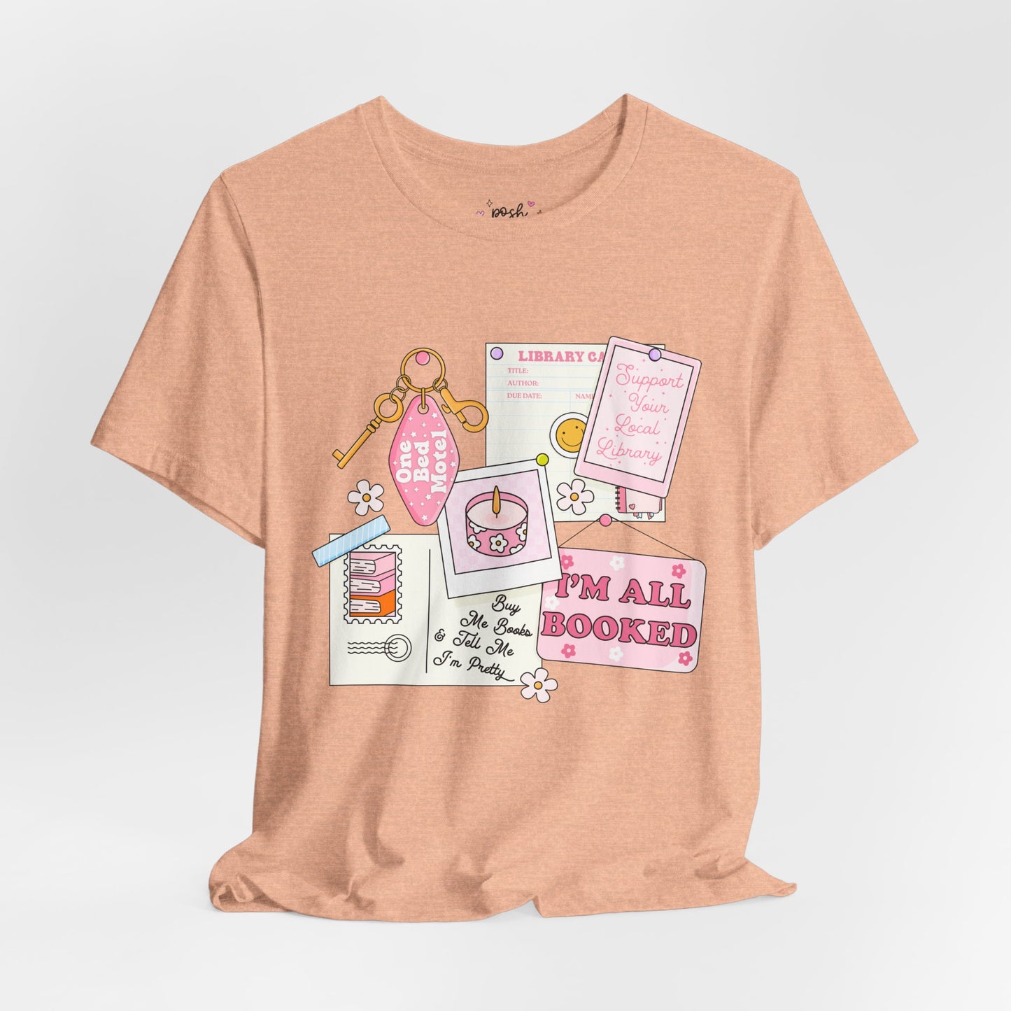 I'm All Booked Shirt | Graphic Tee | Bookish Merch |