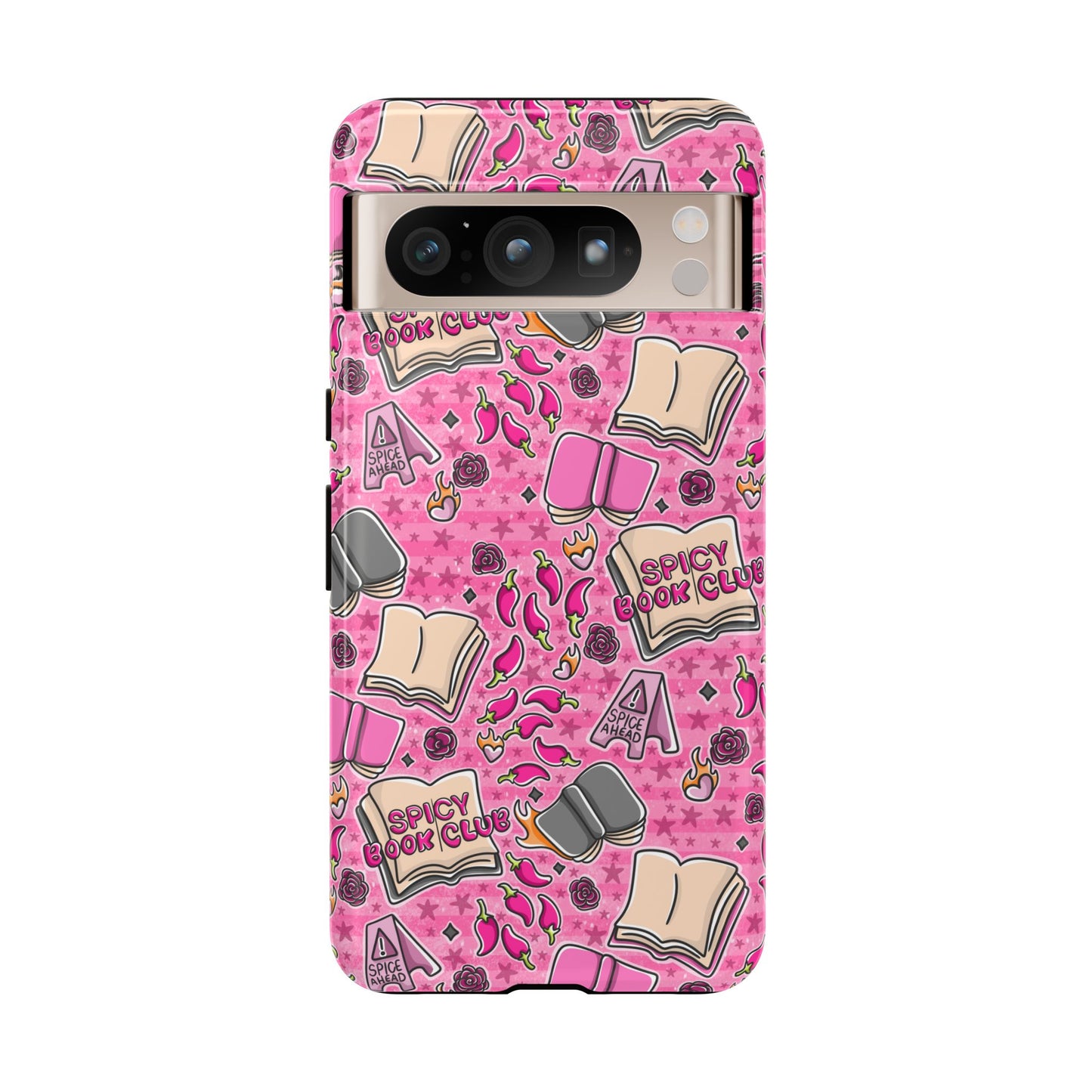 Spicy Book Club Tough Phone Case | Shockproof | Samsung Case | Google Case | Bookish