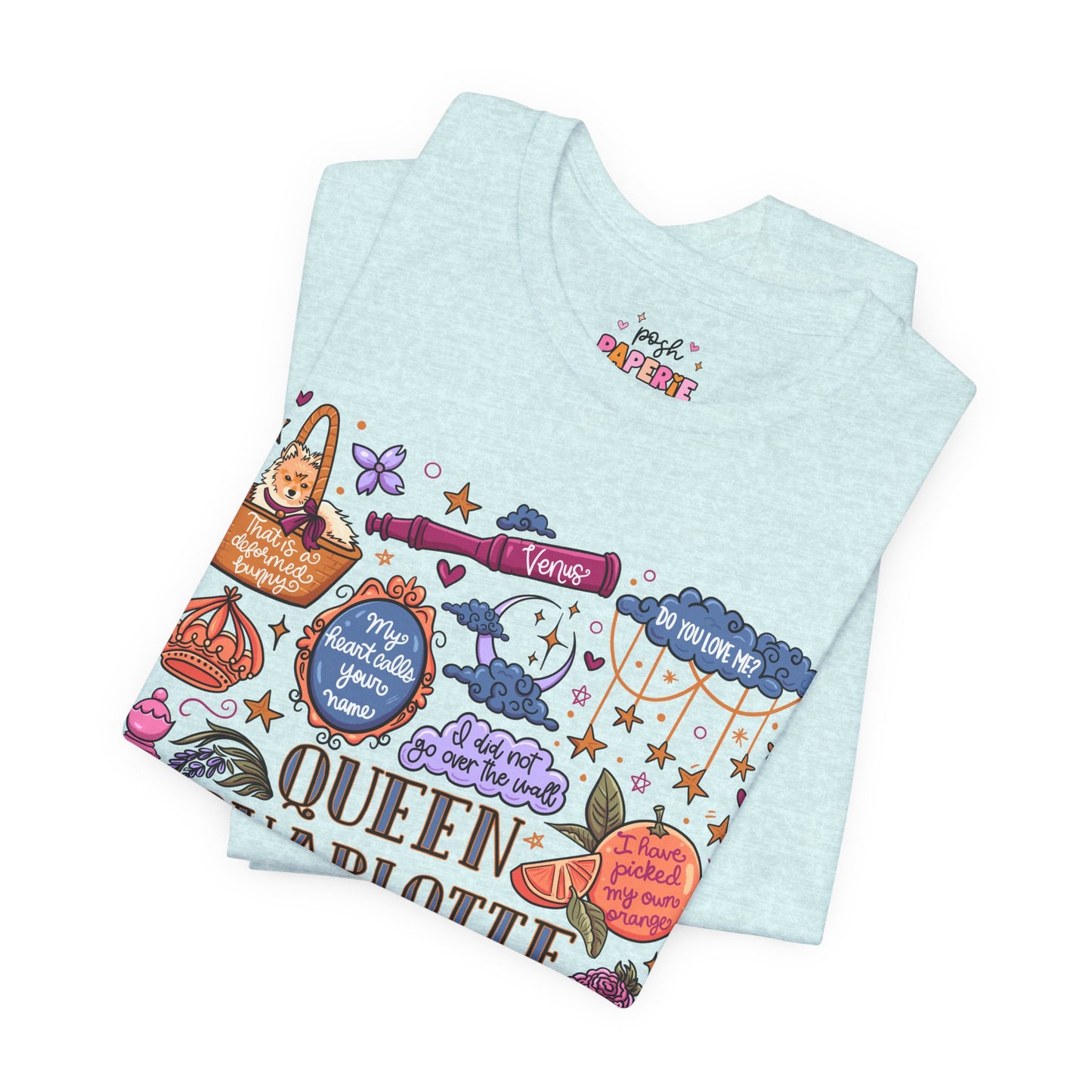 Queen Charlotte T-Shirt | Graphic Tee | Bookish Merch |