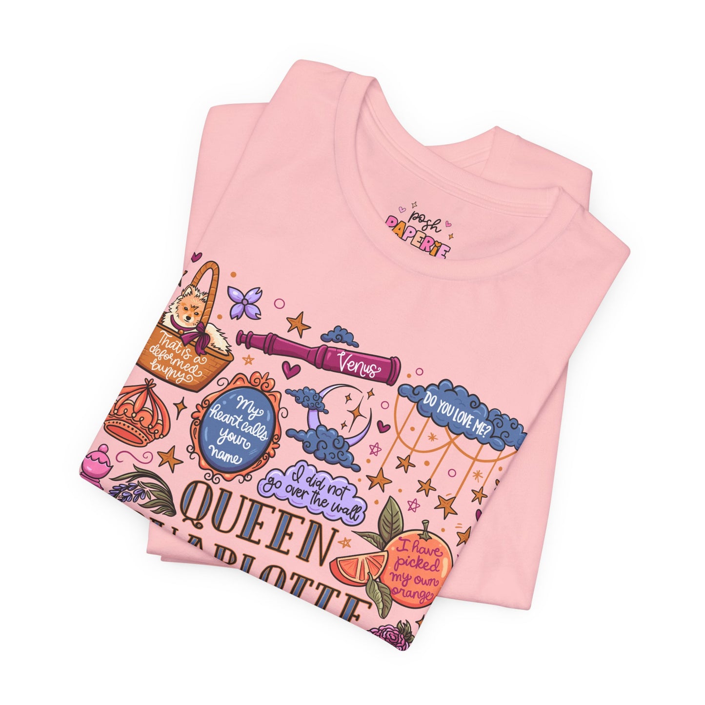 Queen Charlotte T-Shirt | Graphic Tee | Bookish Merch |