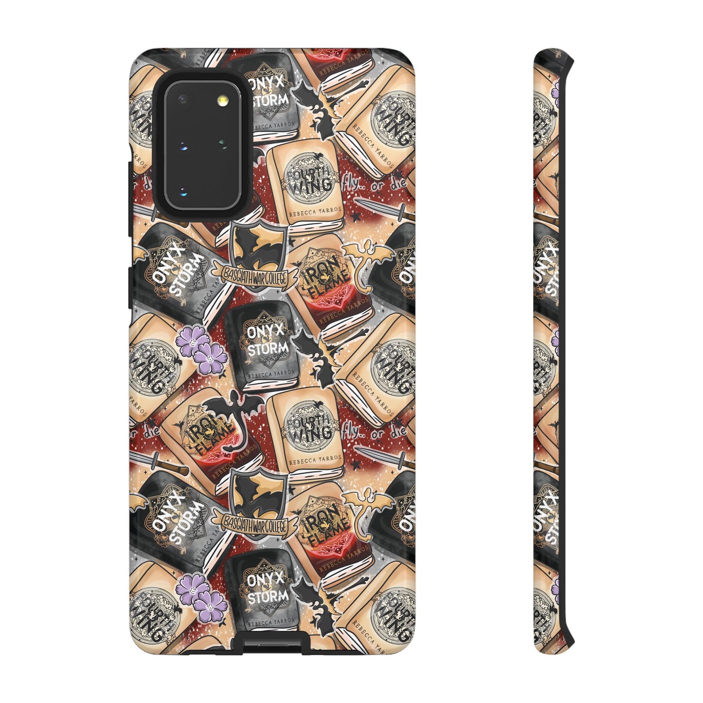 Fourth Wing Tough Phone Case | Shockproof | Samsung Case | Google Case | Bookish