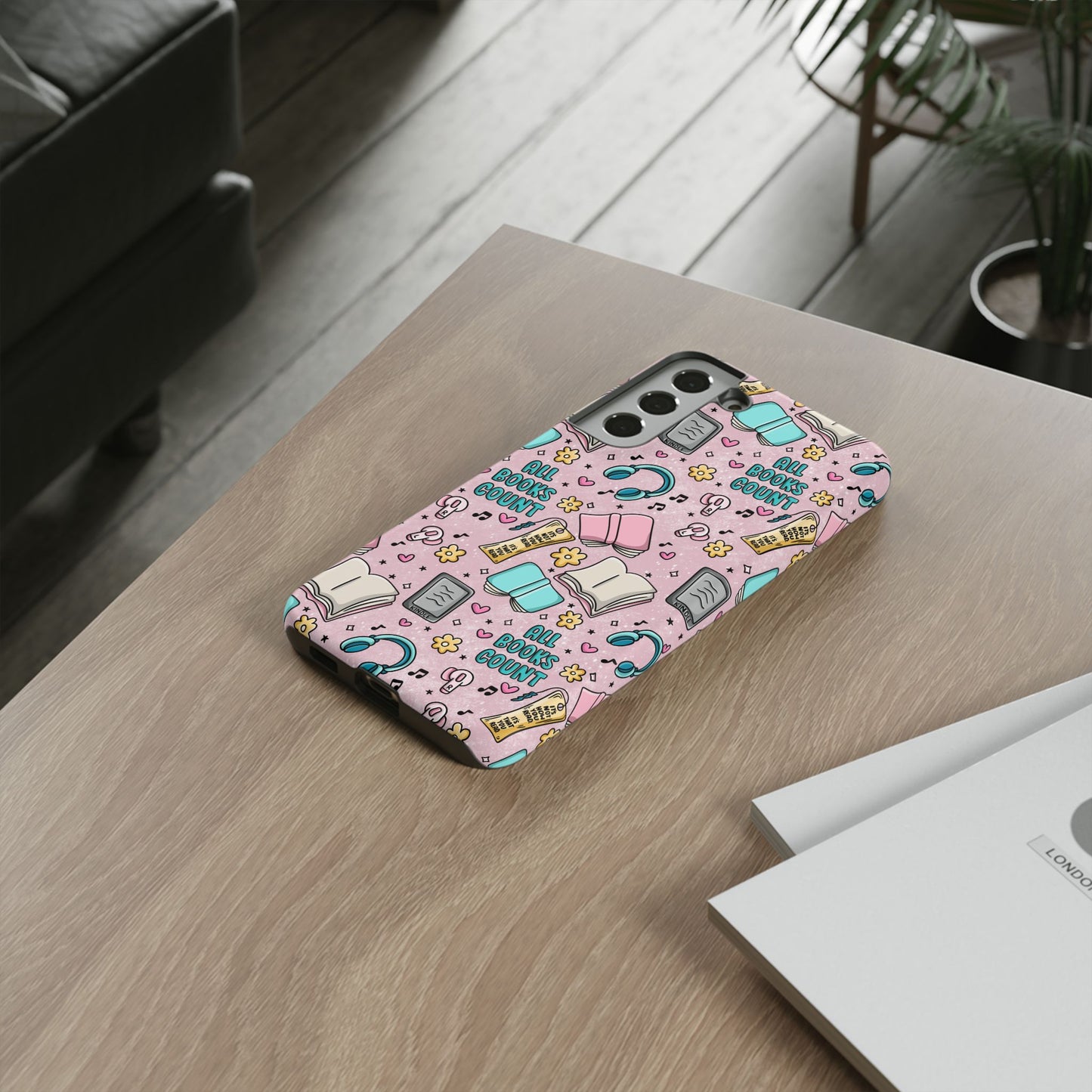 All Books Count Tough Phone Case | Shockproof | Samsung Case | Google Case | Bookish