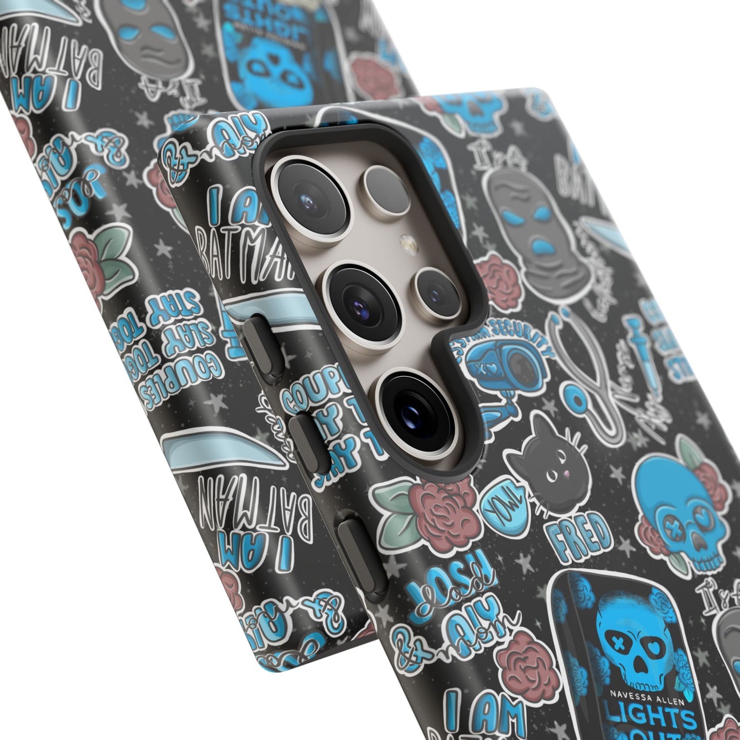 Lights Out Tough Phone Case | Shockproof | Samsung Case | Google Case | Bookish