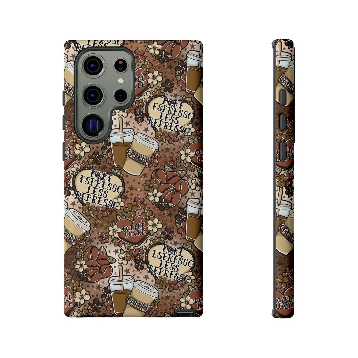 Coffee Lover Tough Phone Case | Shockproof | Samsung Case | Google Case | Iced Coffee