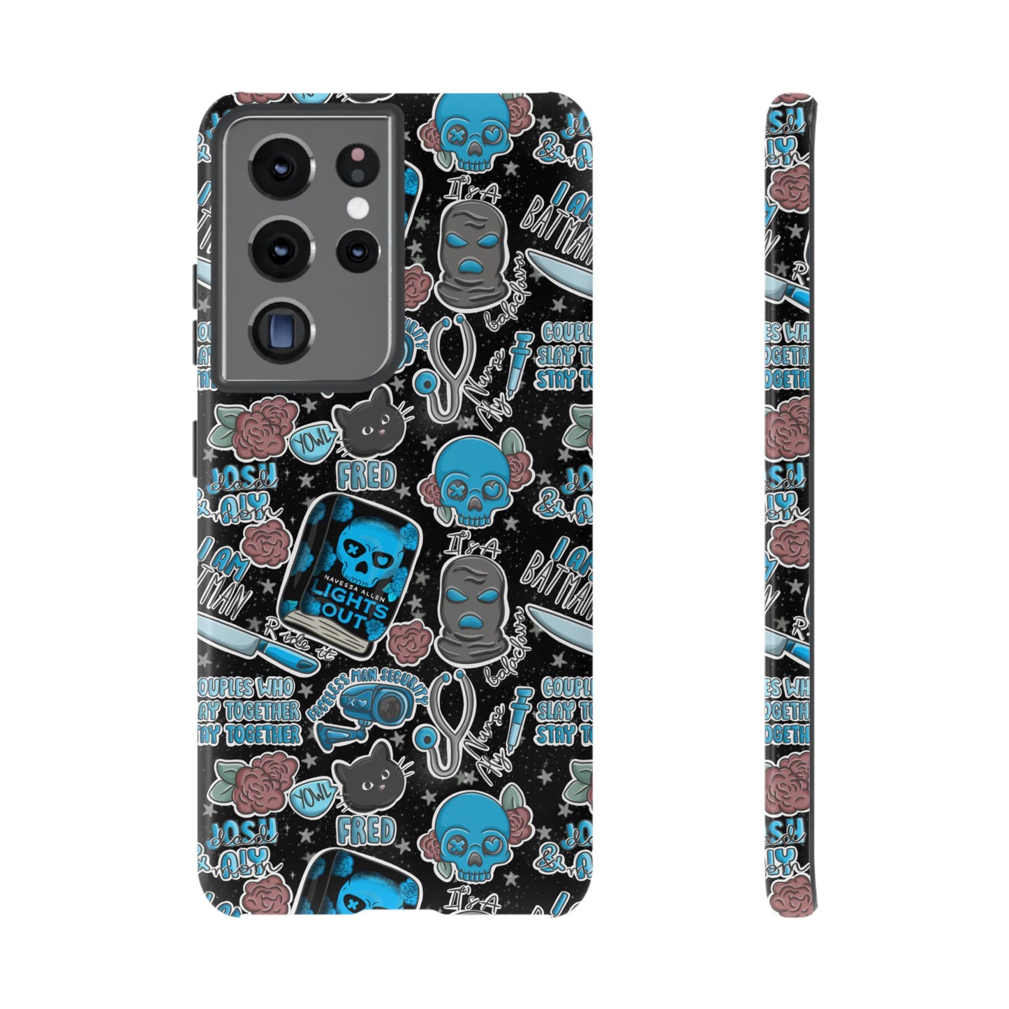 Lights Out Tough Phone Case | Shockproof | Samsung Case | Google Case | Bookish