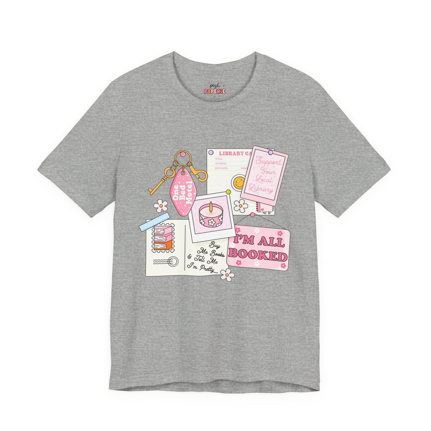 I'm All Booked Shirt | Graphic Tee | Bookish Merch |