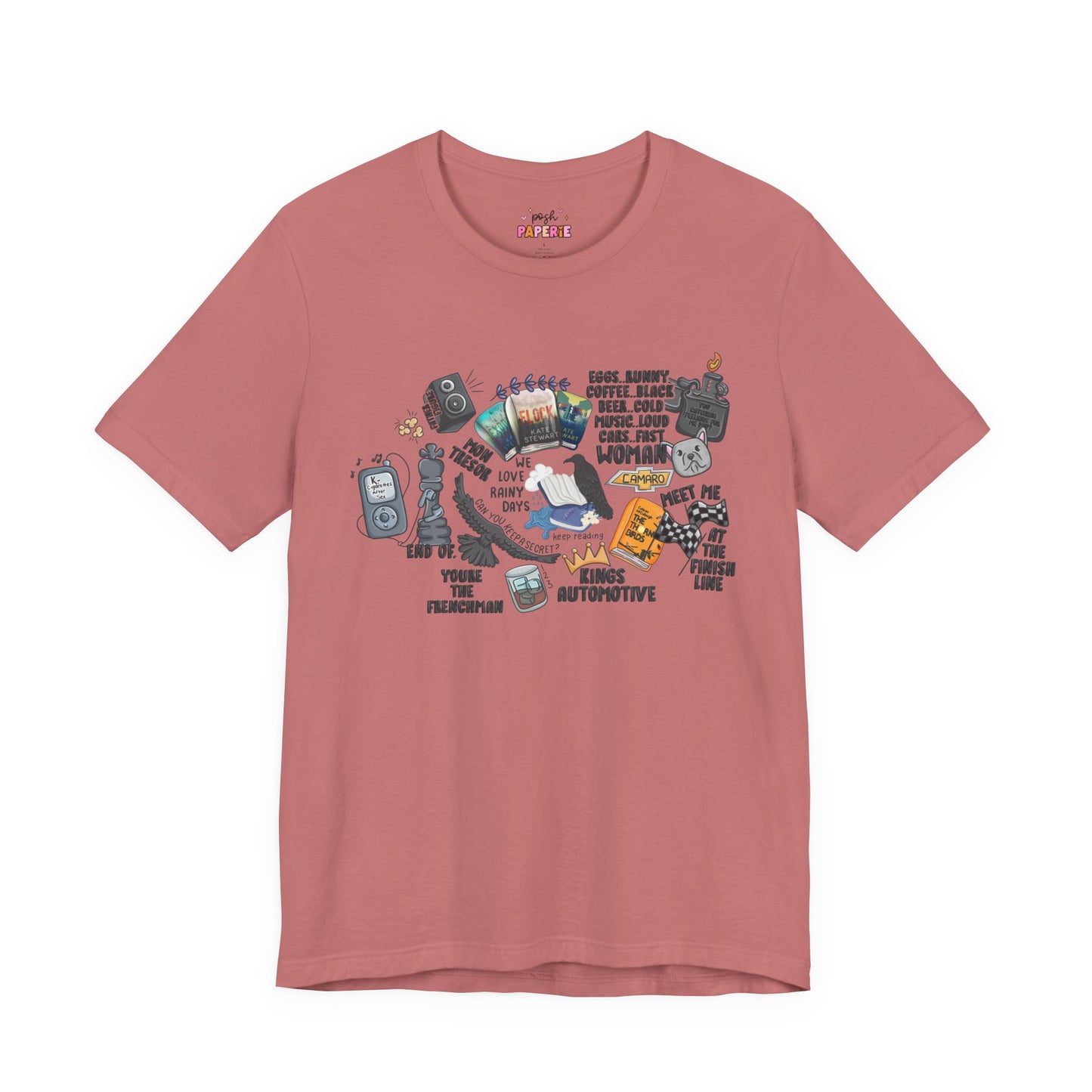 Triple Falls Shirt | Graphic Tee | Bookish Merch |