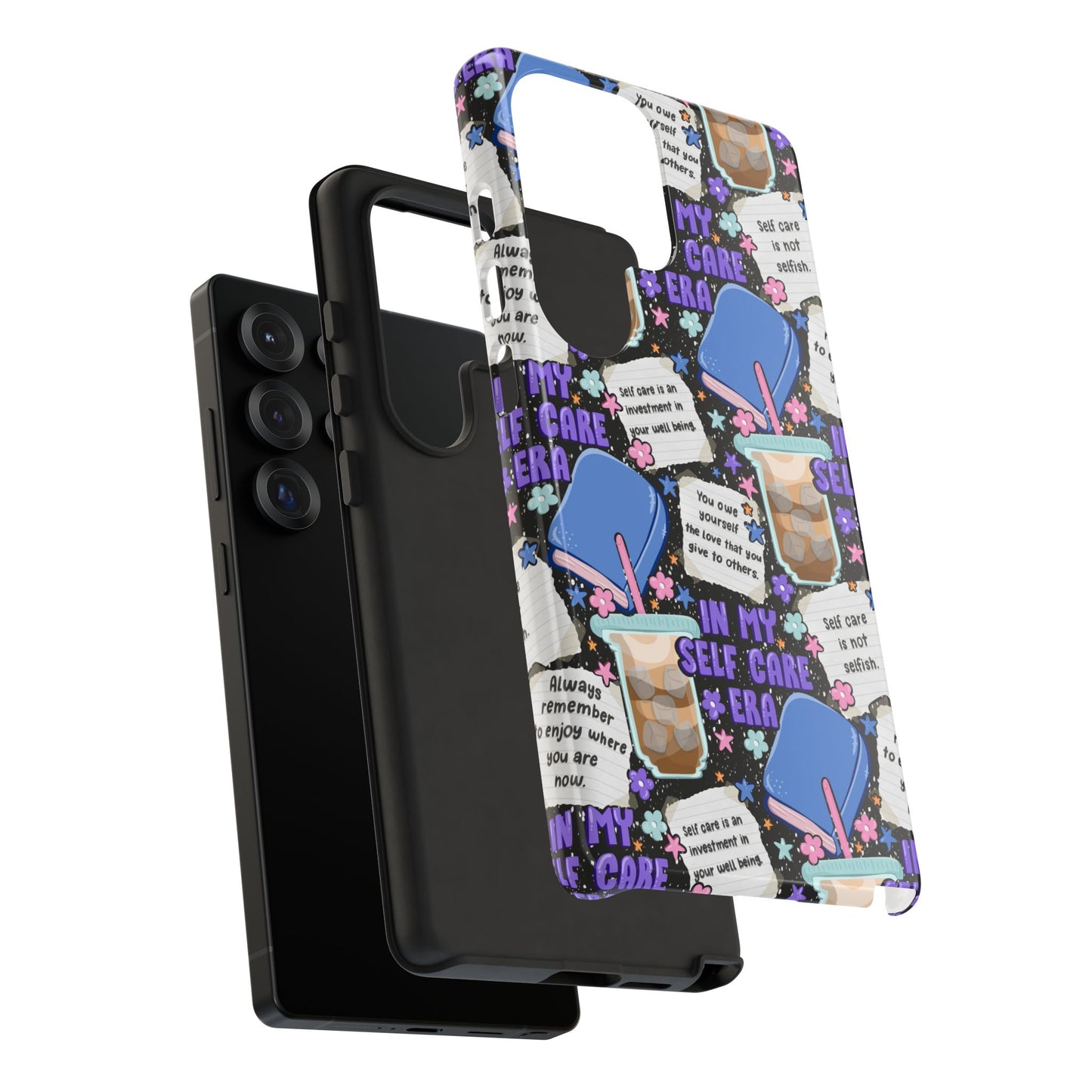 Self Care Tough Phone Case | Shockproof | Samsung Case | Google Case | Bookish