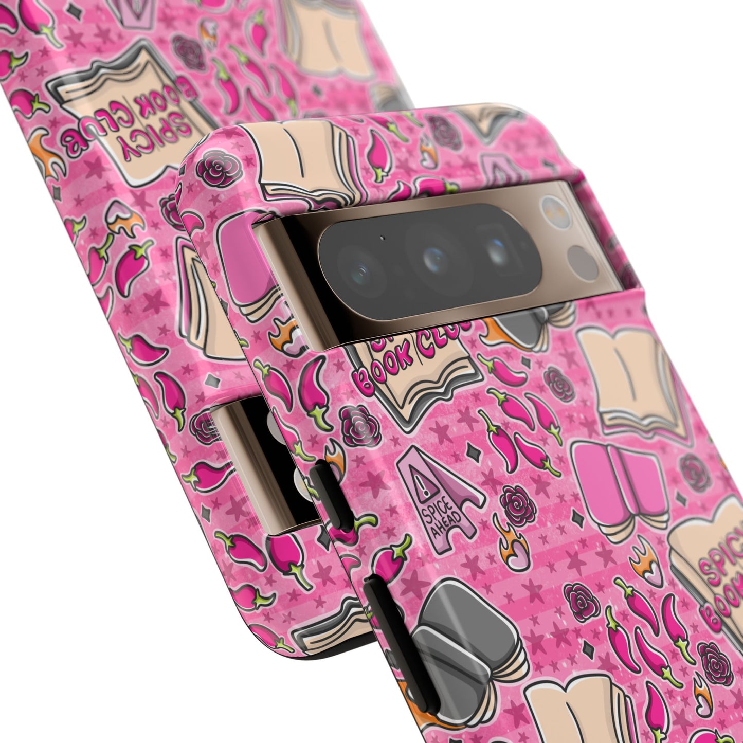 Spicy Book Club Tough Phone Case | Shockproof | Samsung Case | Google Case | Bookish