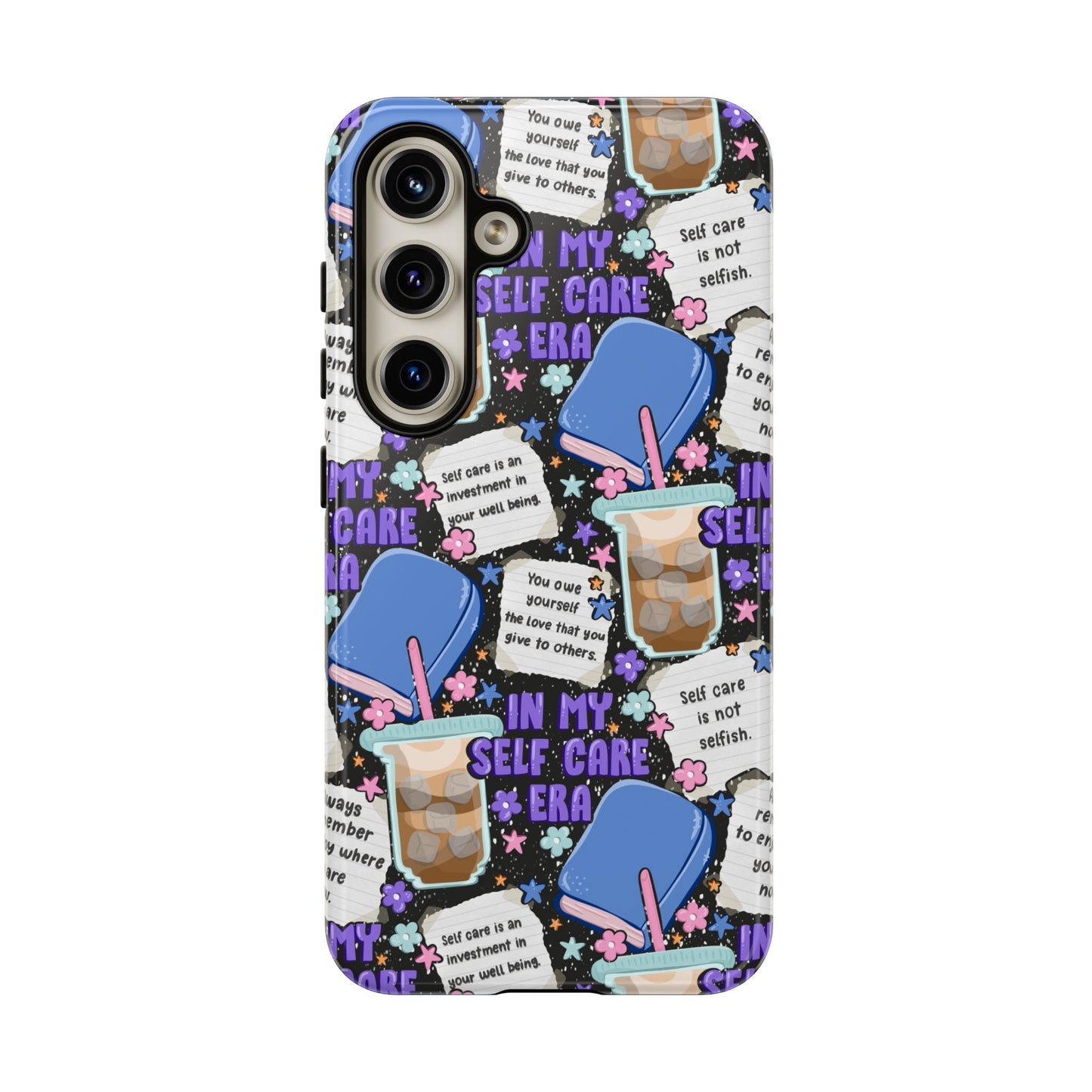 Self Care Tough Phone Case | Shockproof | Samsung Case | Google Case | Bookish