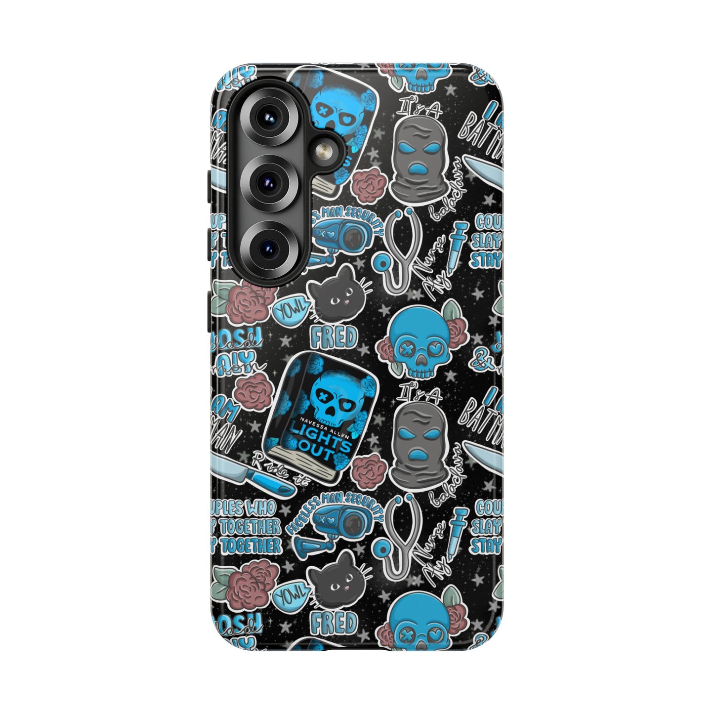 Lights Out Tough Phone Case | Shockproof | Samsung Case | Google Case | Bookish