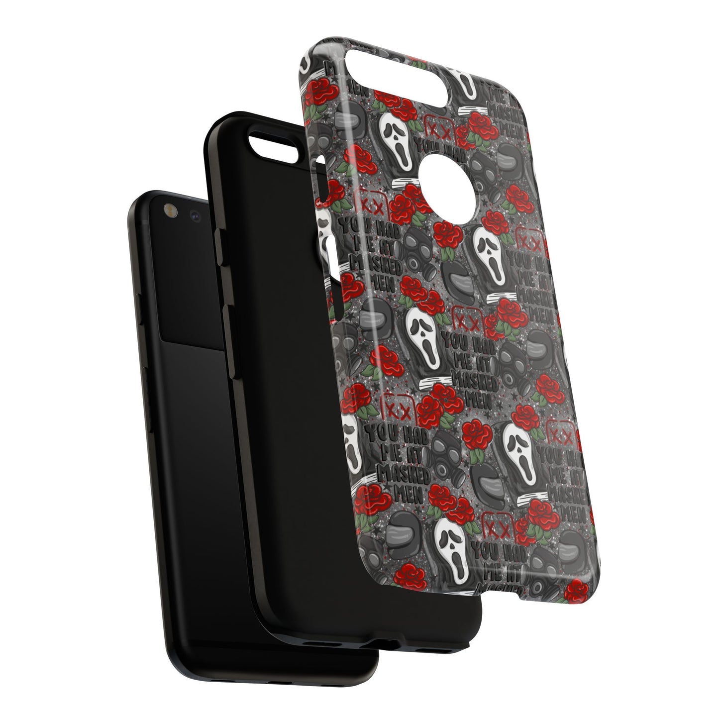 Masked Men Tough Phone Case | Shockproof | Samsung Case | Google Case | Bookish