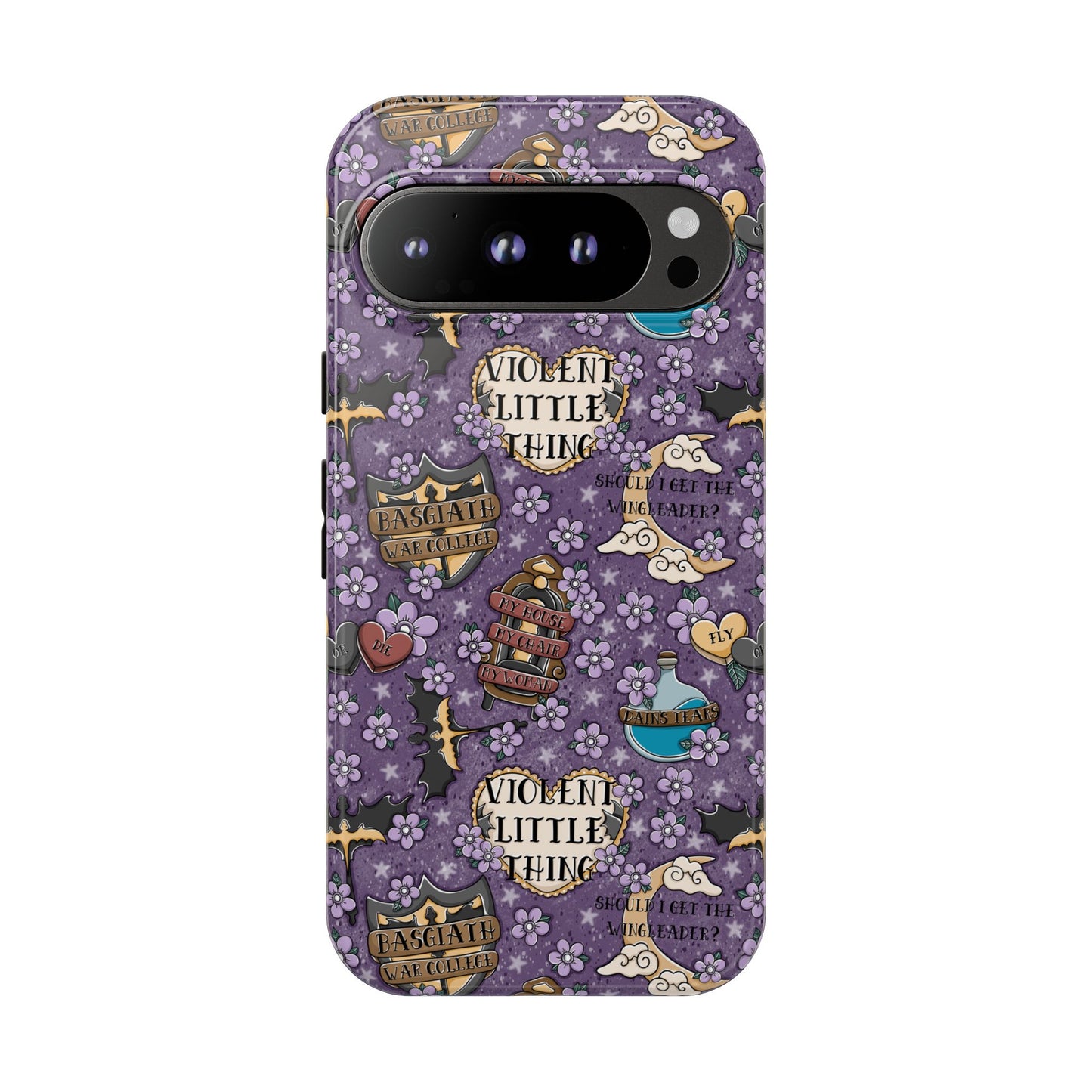 Violent Little Thing Tough Phone Case | Shockproof | Samsung Case | Google Case | Bookish