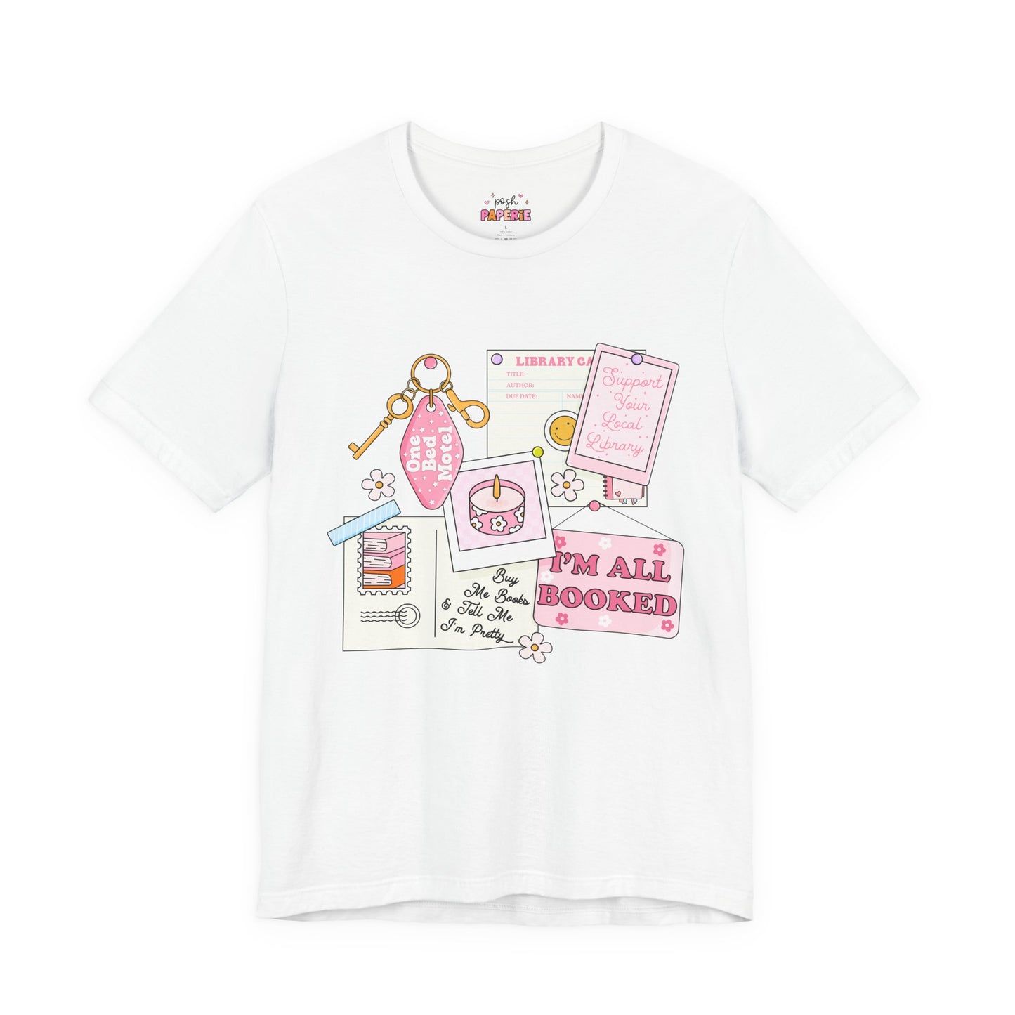 I'm All Booked Shirt | Graphic Tee | Bookish Merch |