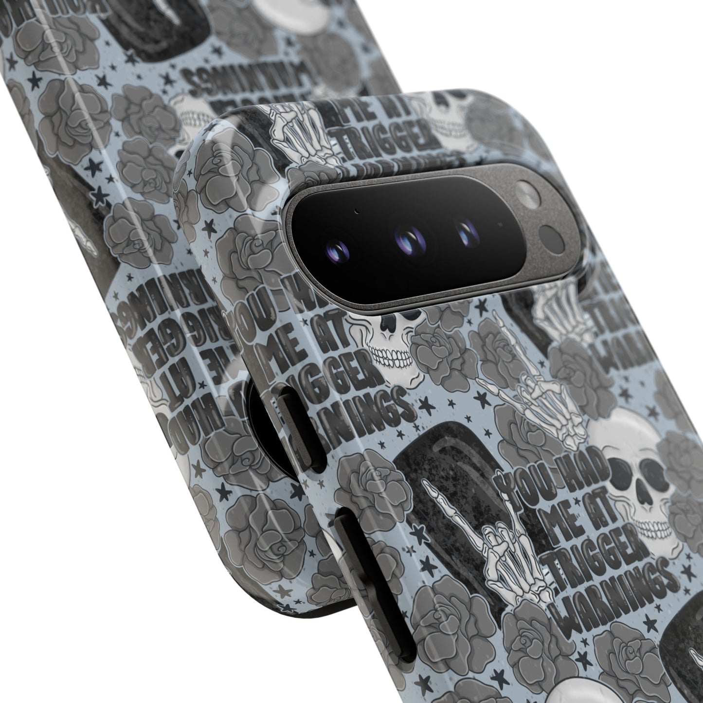 Trigger Warning Tough Phone Case | Shockproof | Samsung Case | Google Case | Bookish