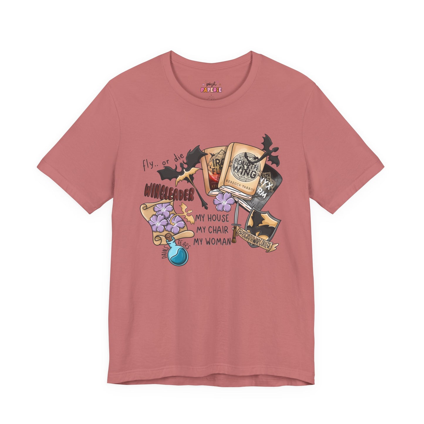 Fourth Wing Shirt | Graphic Tee | Bookish Merch |