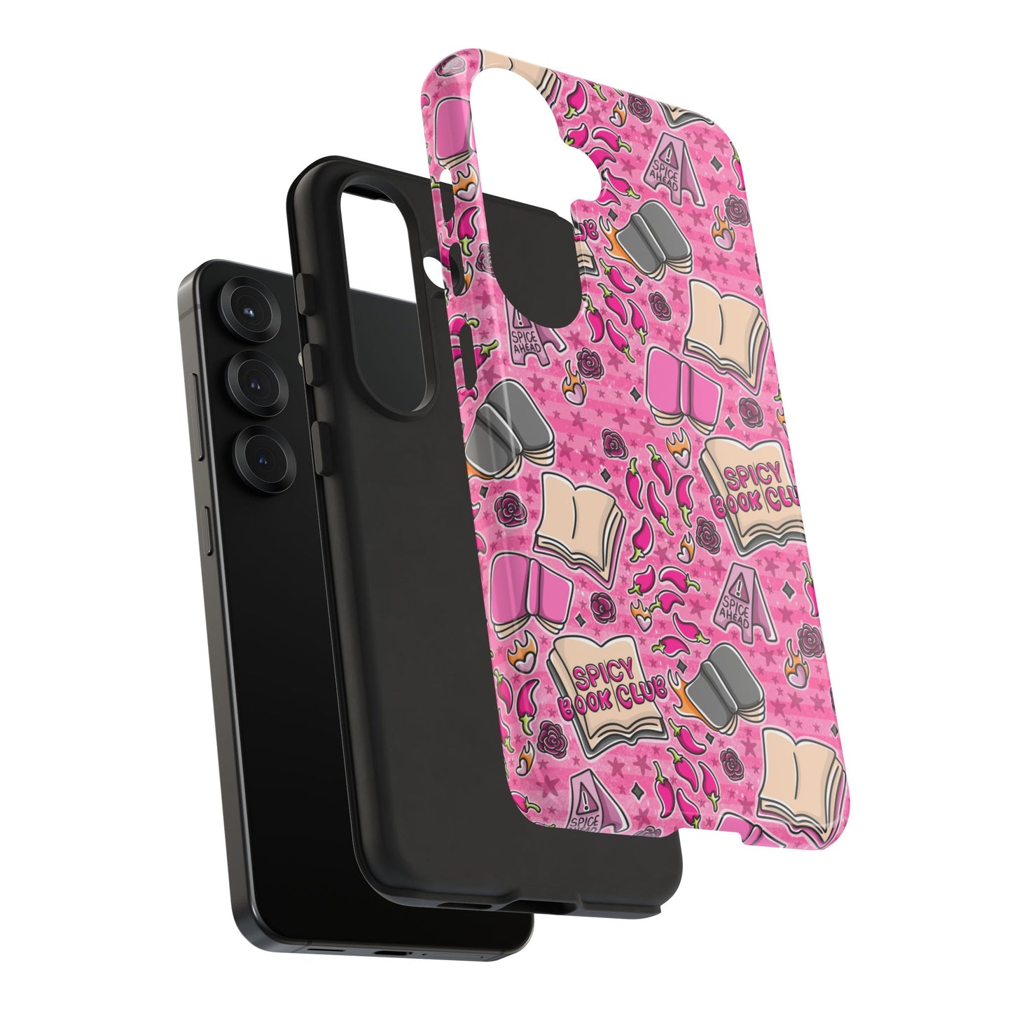 Spicy Book Club Tough Phone Case | Shockproof | Samsung Case | Google Case | Bookish