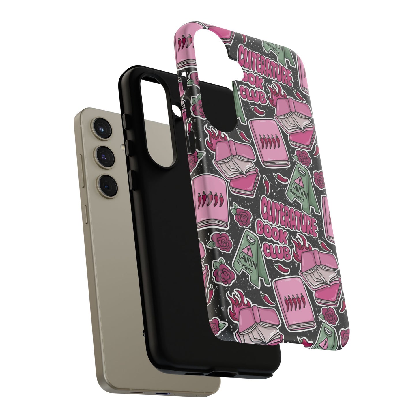 Cliterature Book Club Tough Phone Case | Shockproof | Samsung Case | Google Case | Bookish